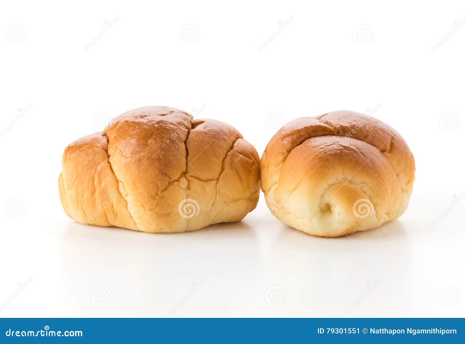 Bread roll stock image. Image of soft, three, isolated 79301551