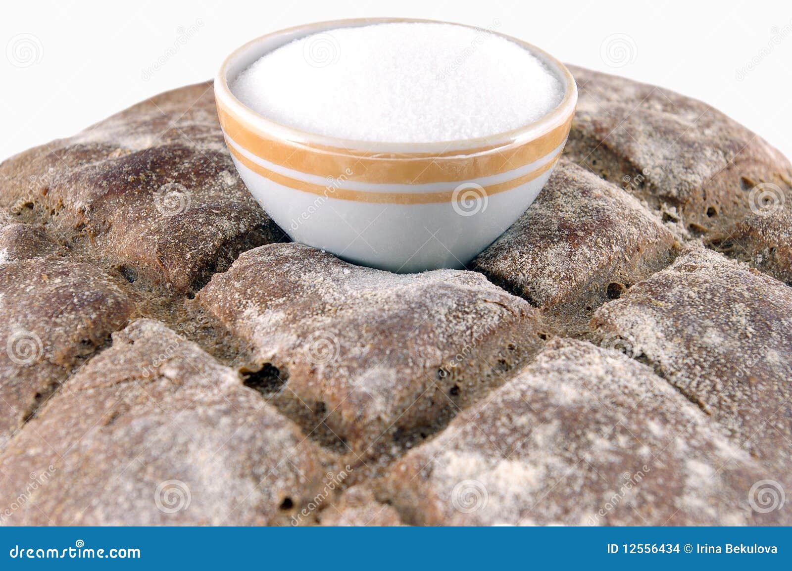 Bread and salt stock photo. Image of products, background 12556434