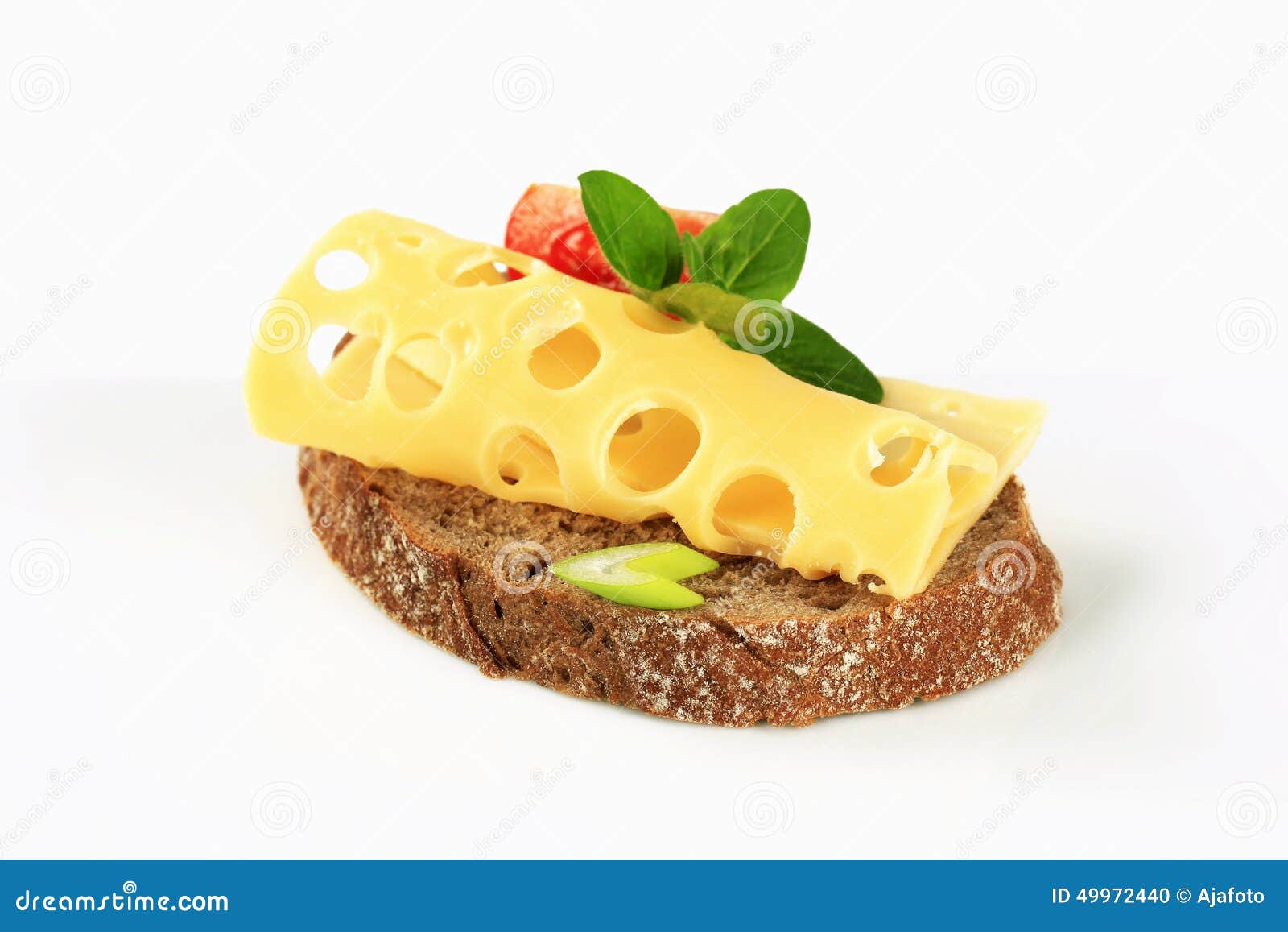 Bread and Swiss cheese stock photo. Image of emmenthal 49972440
