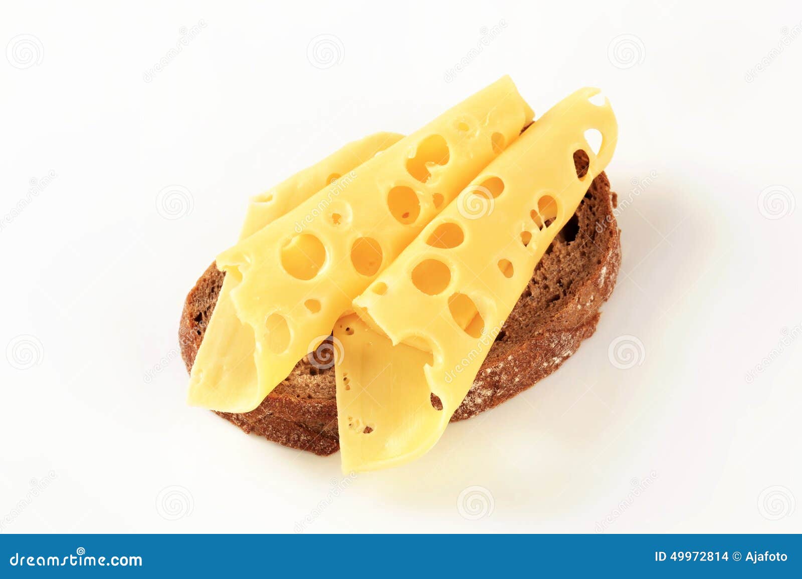 Bread and Swiss cheese stock photo. Image of rolled, breakfast 49972814