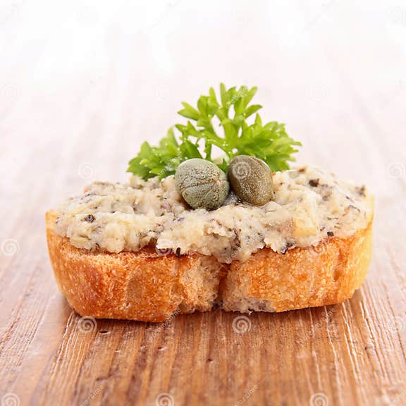 Bread and tapenade stock image. Image of gastronomy, background 31164017