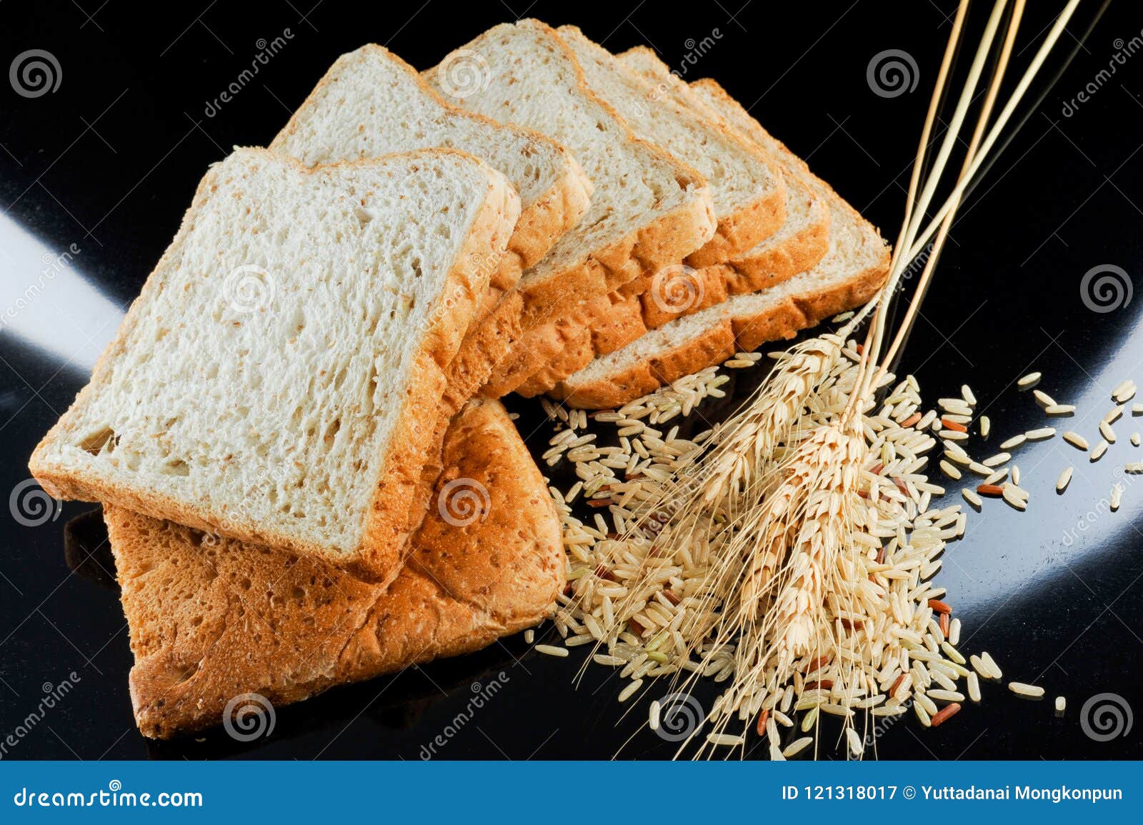 Bread and wheat stock image. Image of bread, food, traditional 121318017