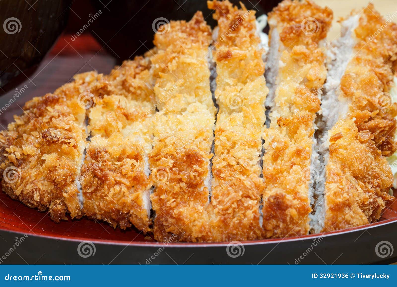Breaded fried pork stock photo. Image of meal, coated 32921936