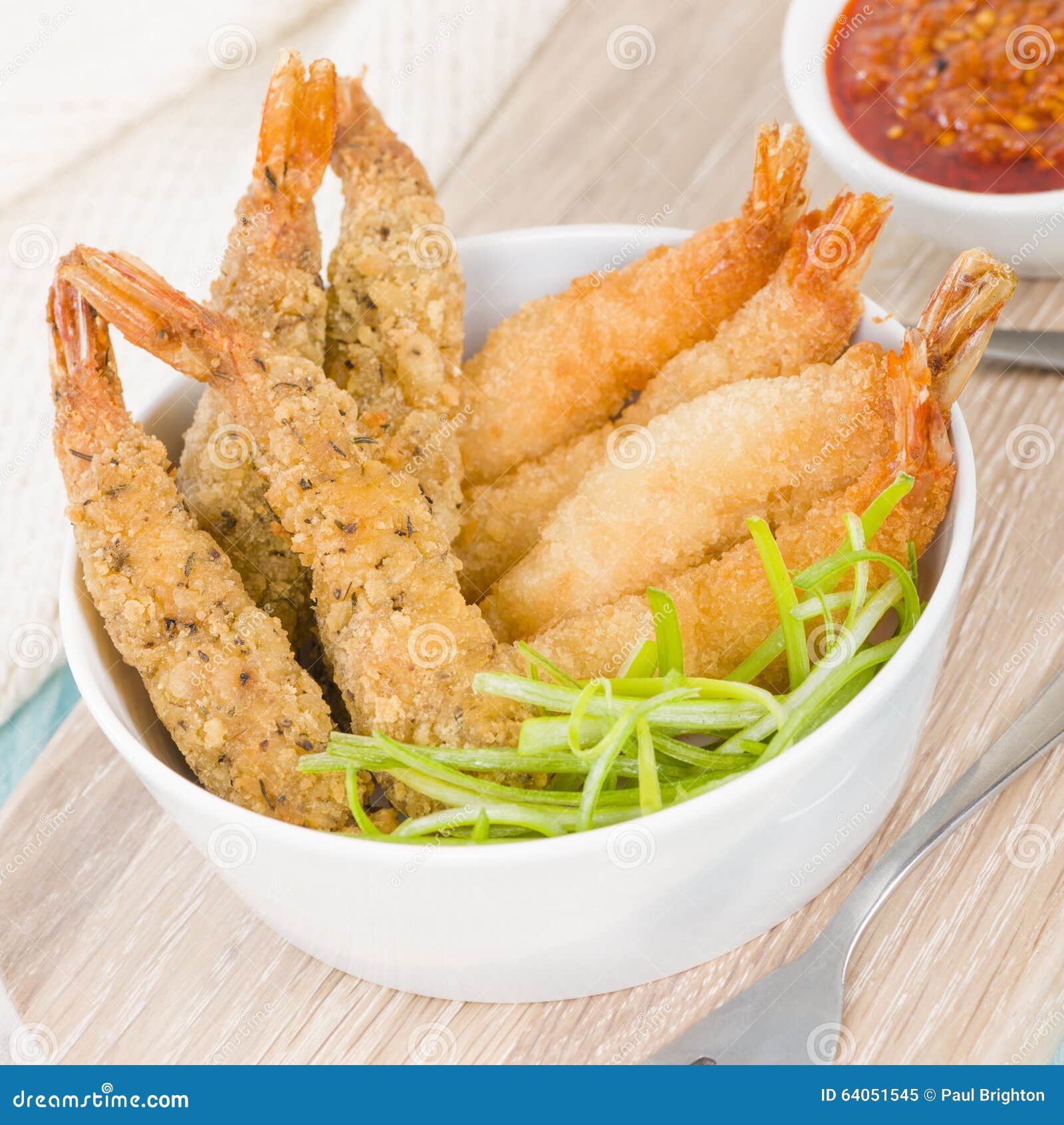 Breaded Prawns RoyaltyFree Stock Photography 64051505