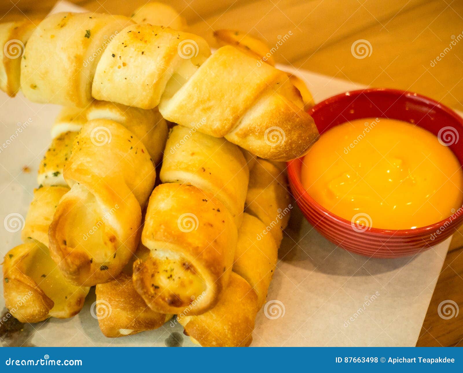 Breadsticks with cheese stock photo. Image of homemade 87663498