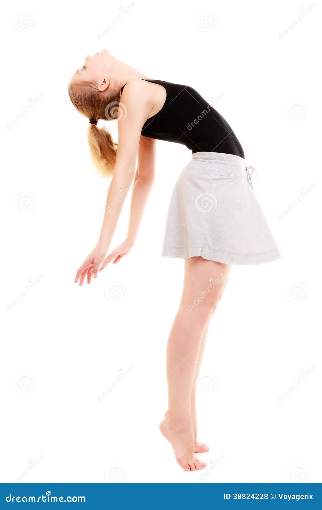 Break Dance Moderne De Danseuse De Femme De Style Photo stock Image du flexibilité, femelle