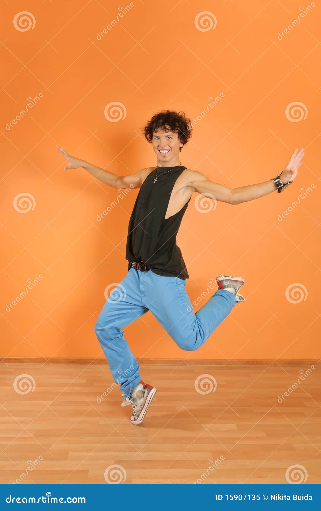 Break dancing performer stock image. Image of gesture 15907135