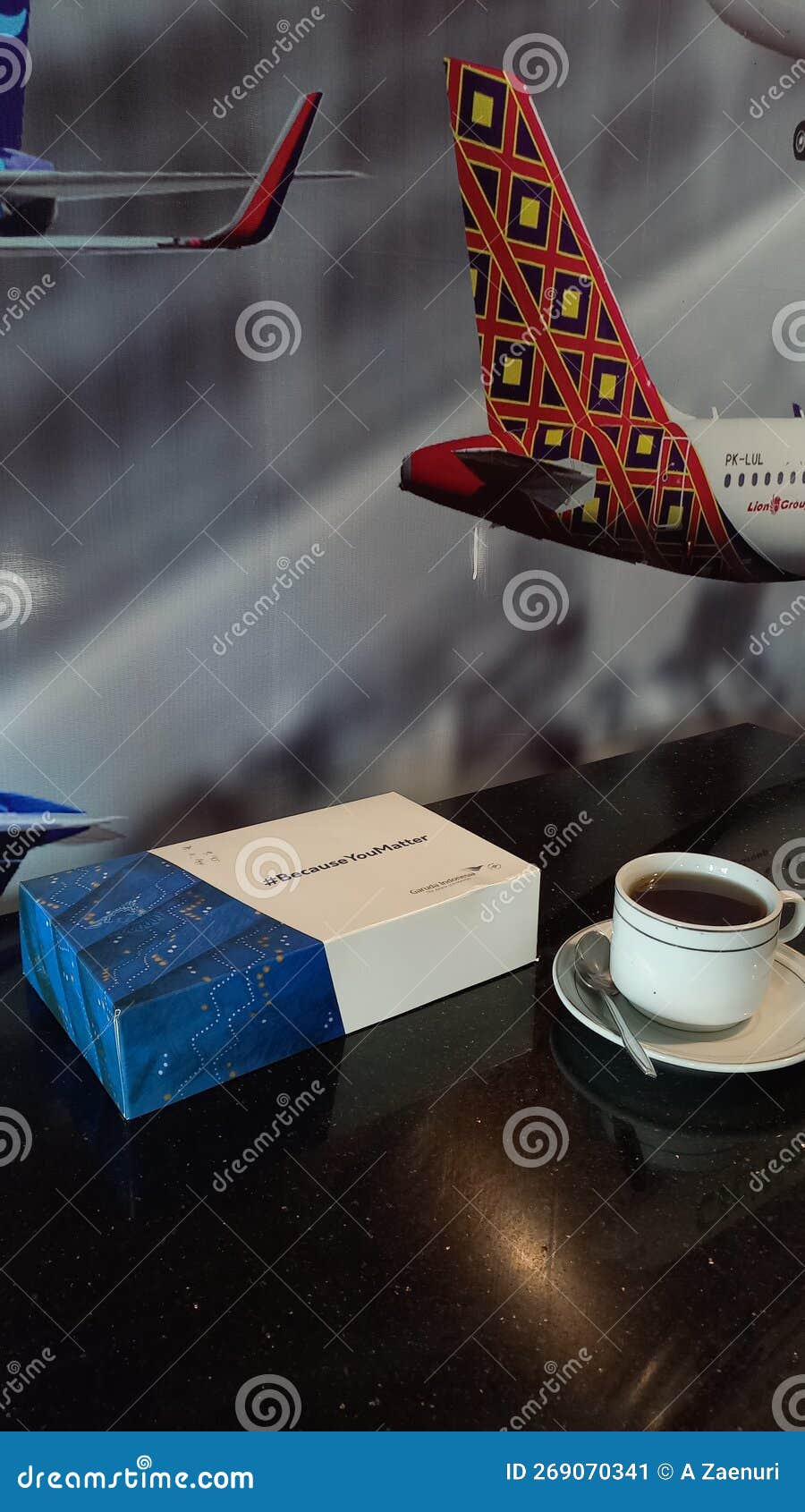 Breakfast at the airport stock image. Image of food 269070341