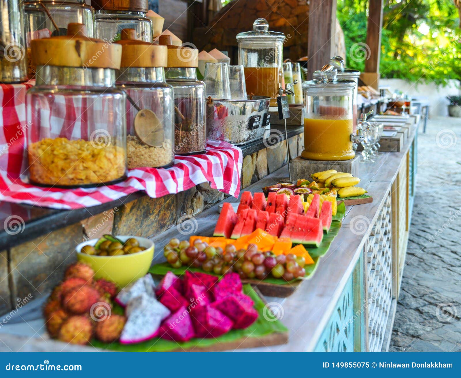 Breakfast Buffet at Luxury Resort Stock Image Image of appetite