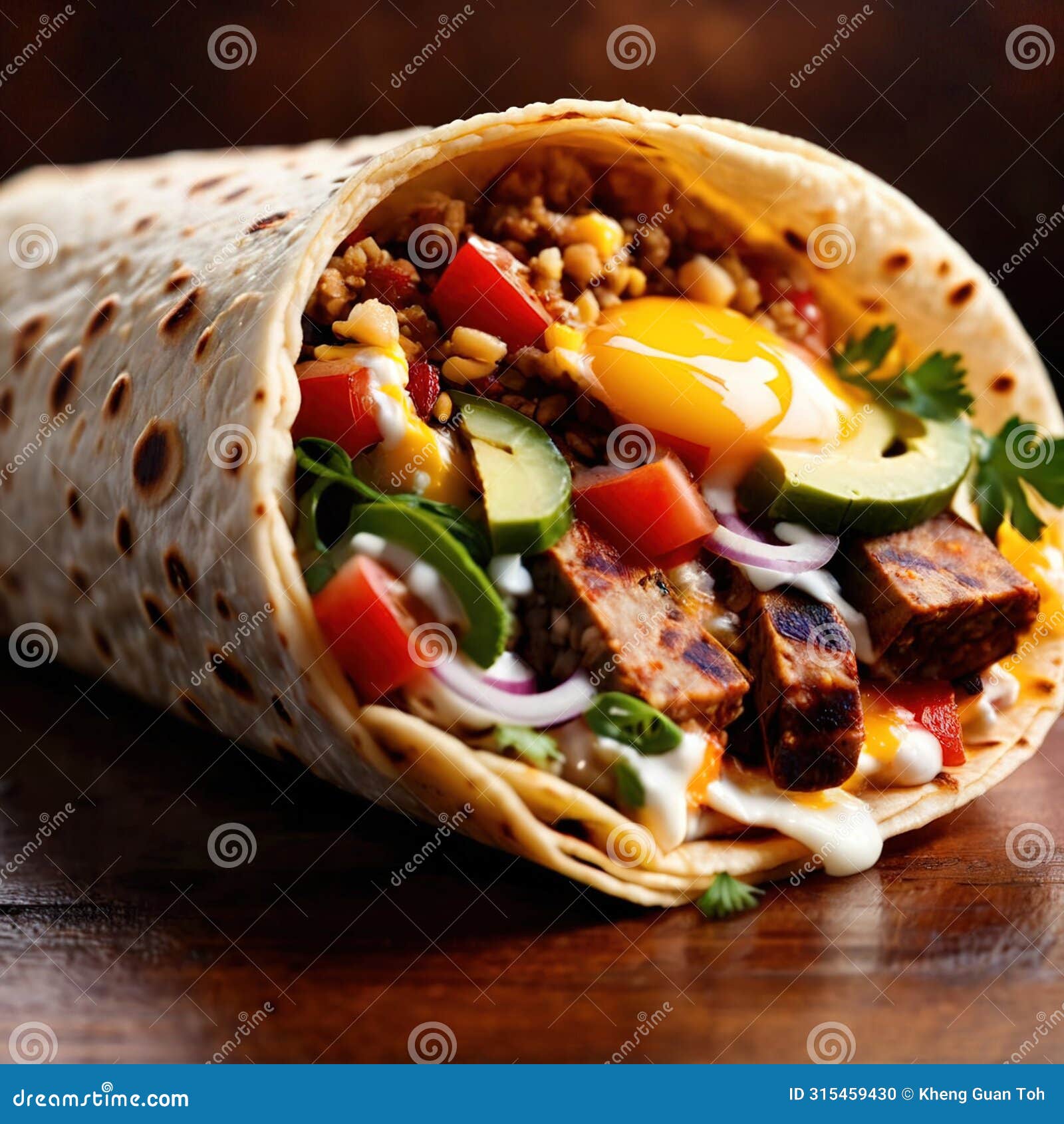 breakfast burrito, mexican american breakfast food, convenient wrap