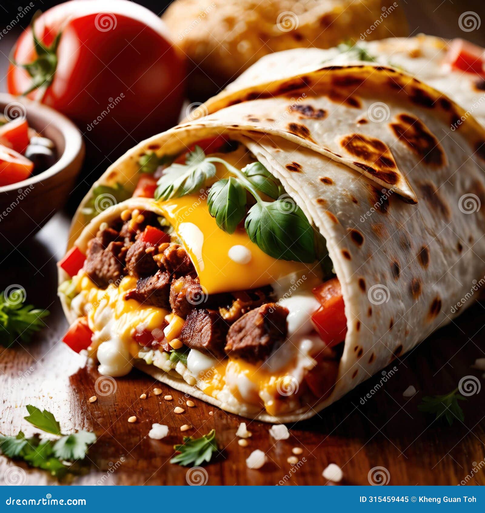 breakfast burrito, mexican american breakfast food, convenient wrap