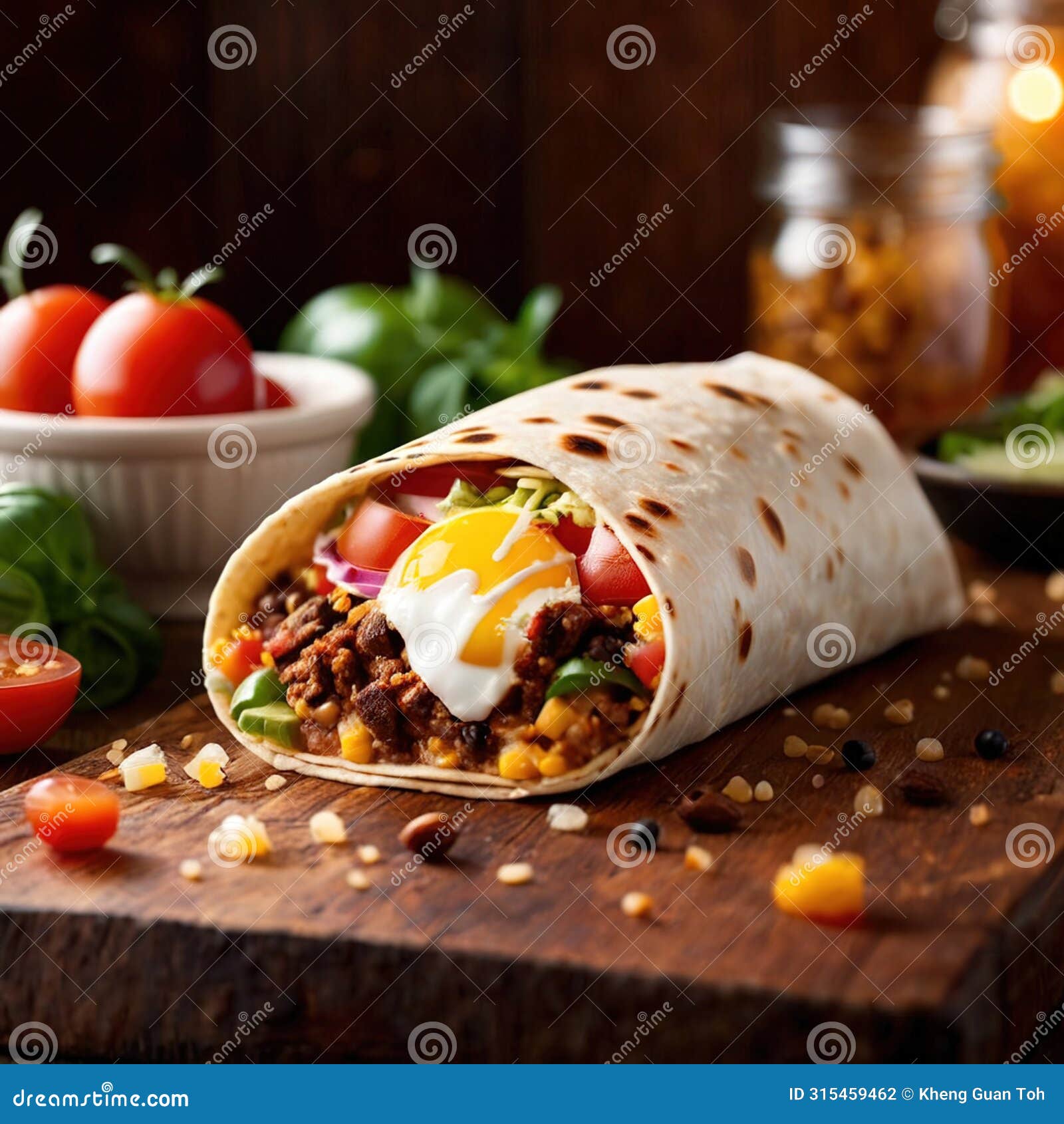 breakfast burrito, mexican american breakfast food, convenient wrap