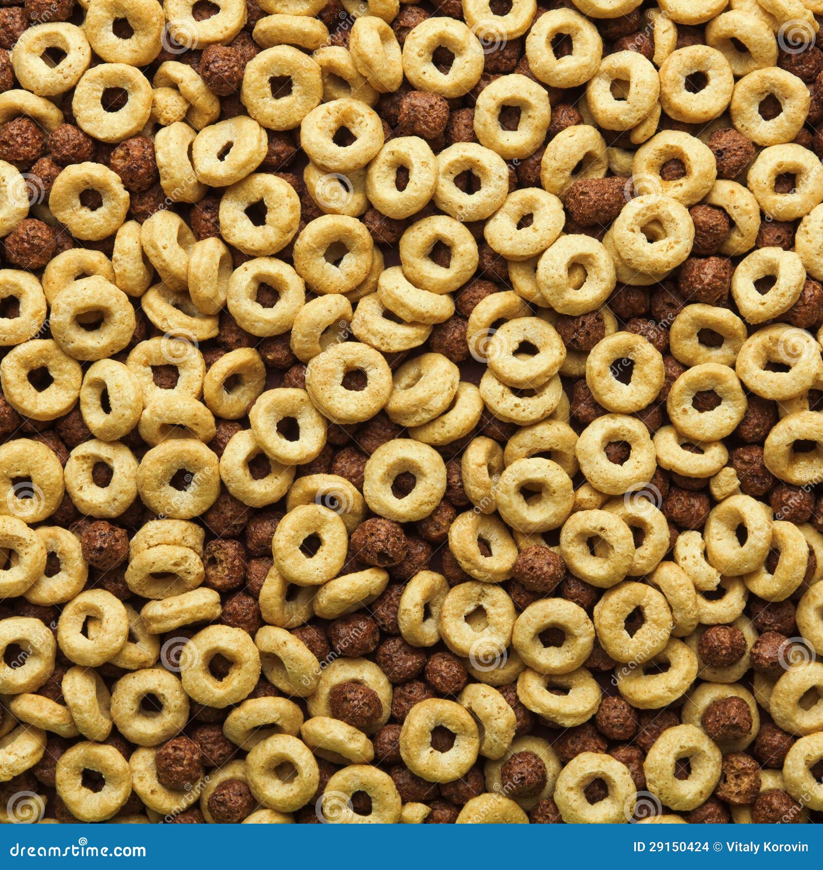 Breakfast Cereal Background Stock Photo Image of ring 