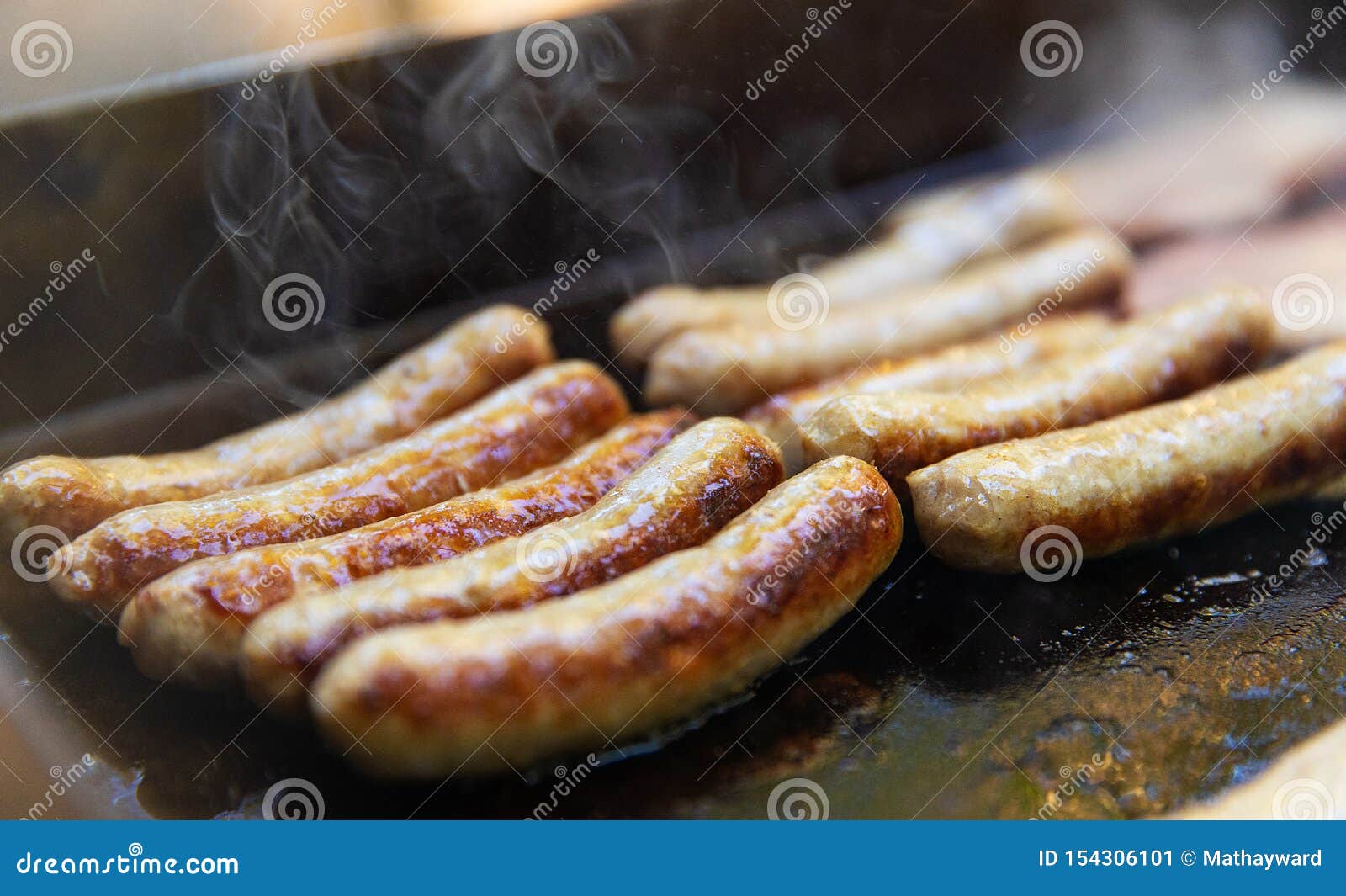 Breakfast Cooking on a Camp Grill Outside Stock Image Image of camp