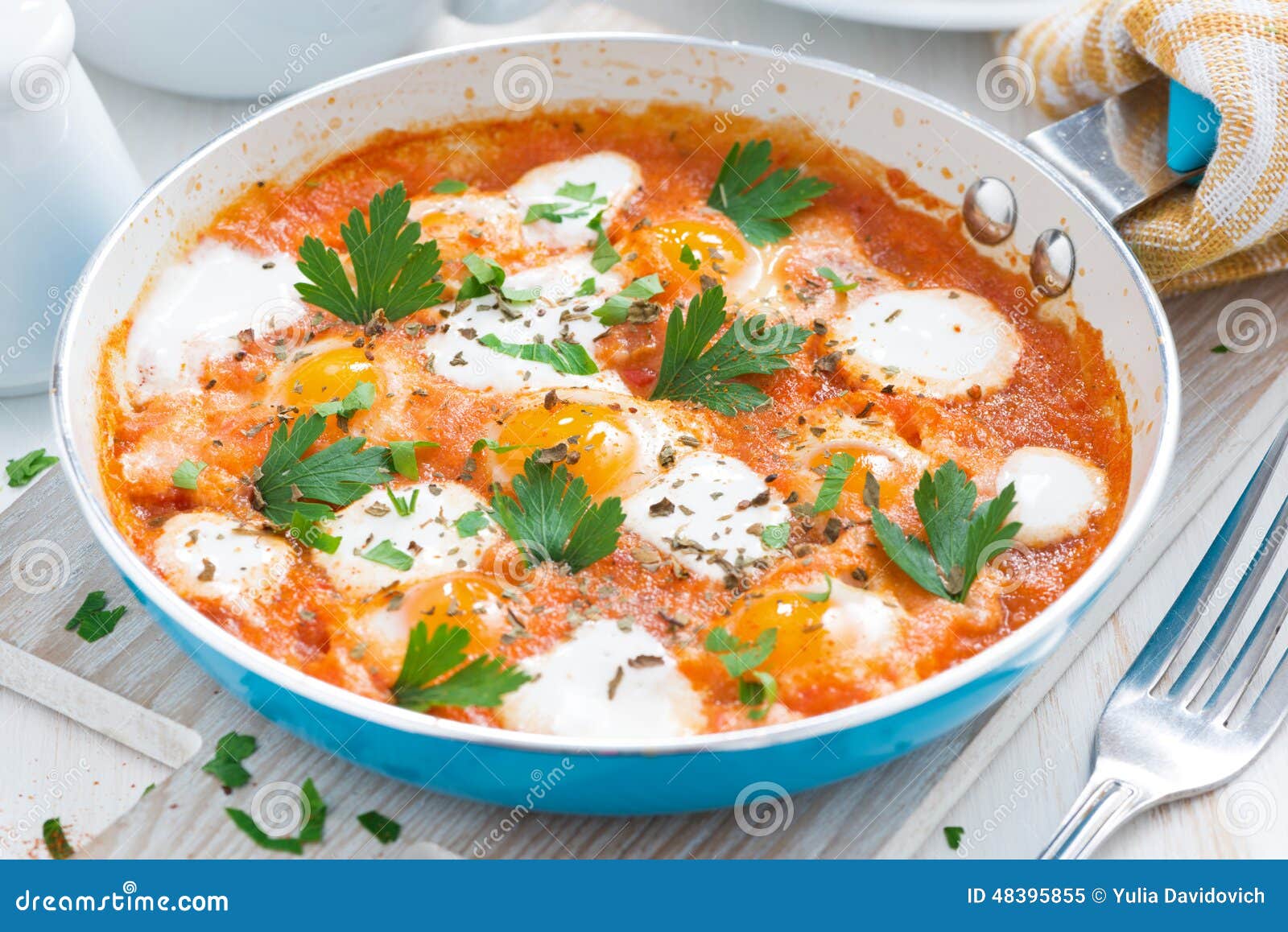 Breakfast with Fried Quail Eggs, Closeup Stock Image Image of
