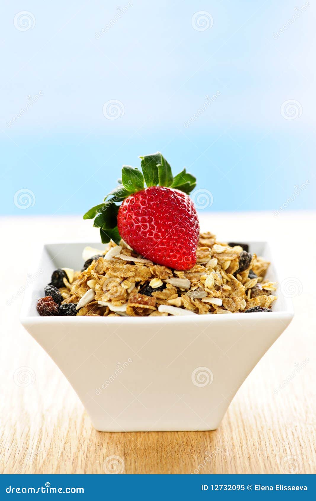 Breakfast granola cereal stock image. Image of nutritious 12732095