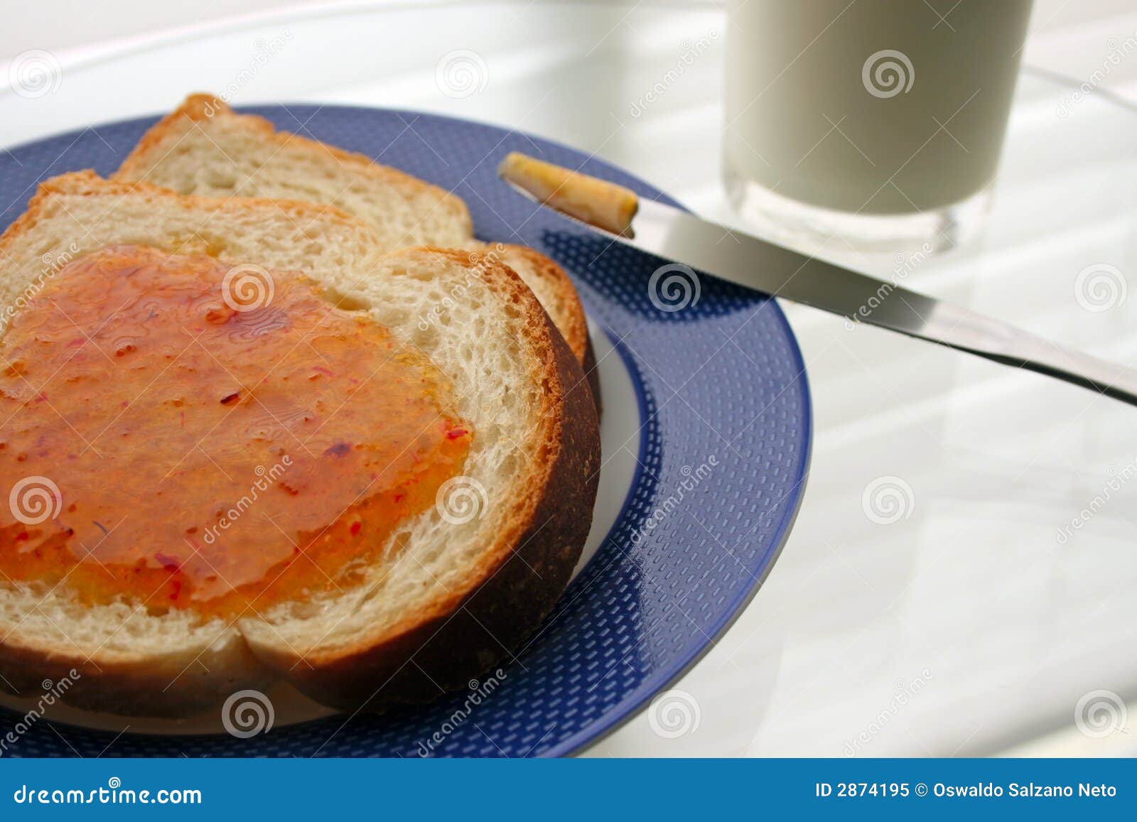 Breakfast Jam version stock image. Image of meal, food 2874195
