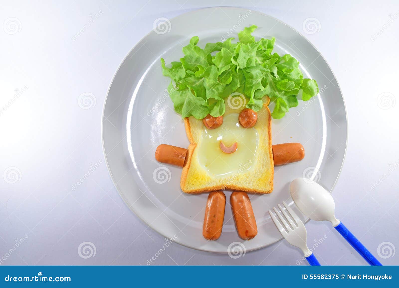 Breakfast for kids stock image. Image of dish, child - 55582375