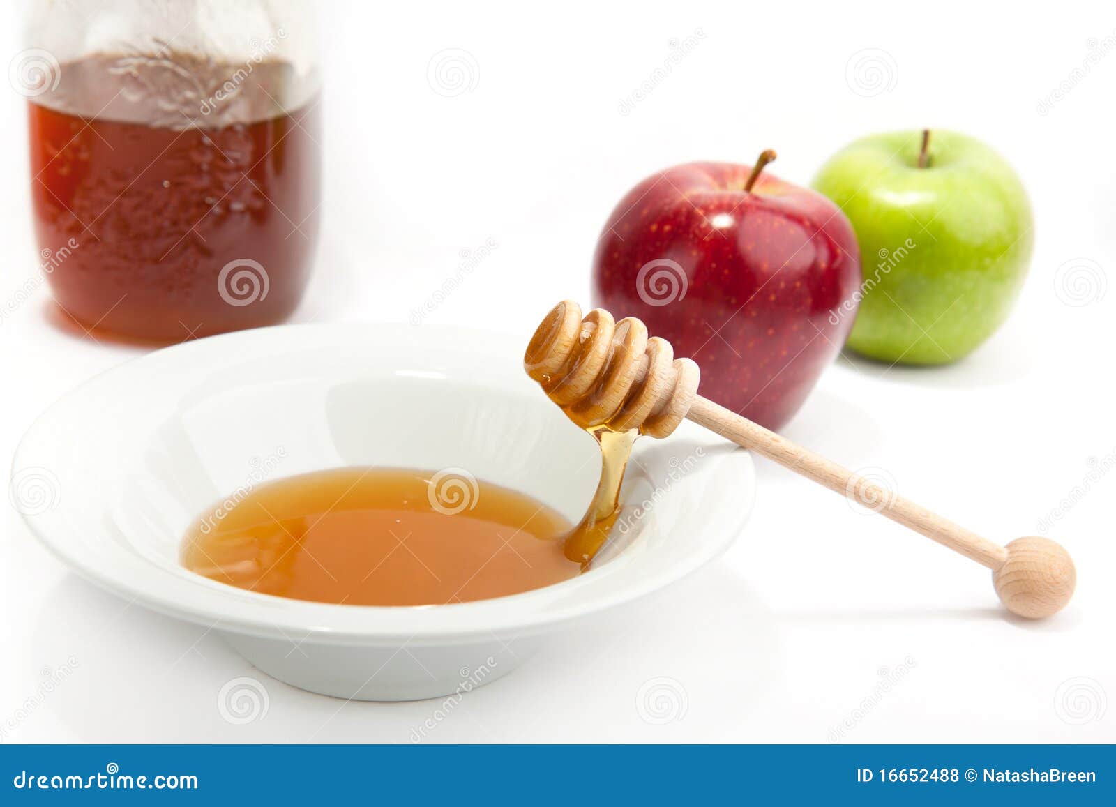 Breakfast with Milk, Honey and Apple Stock Photo Image of fresh