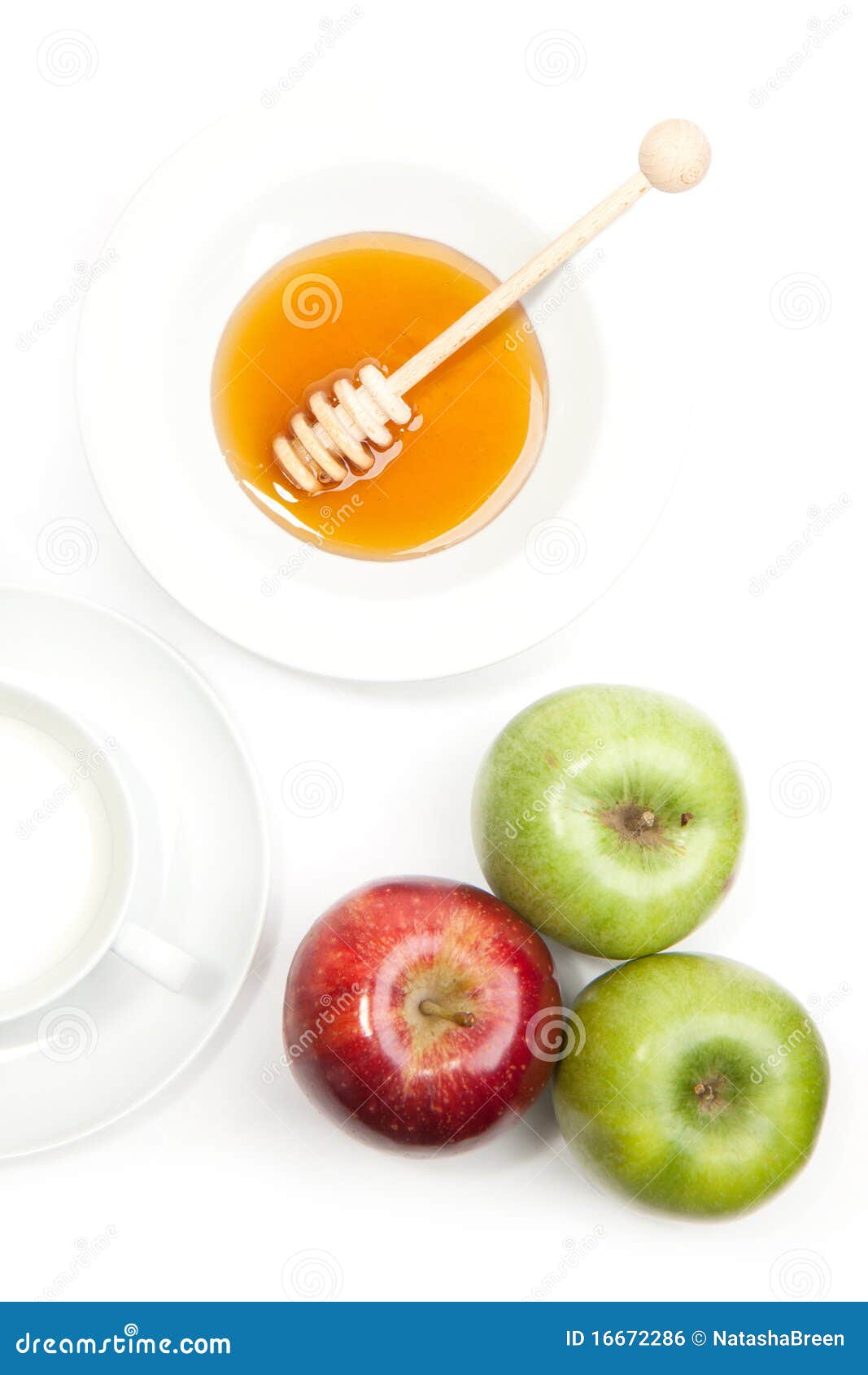 Breakfast with Milk, Honey and Apples Stock Photo Image of milk, pear