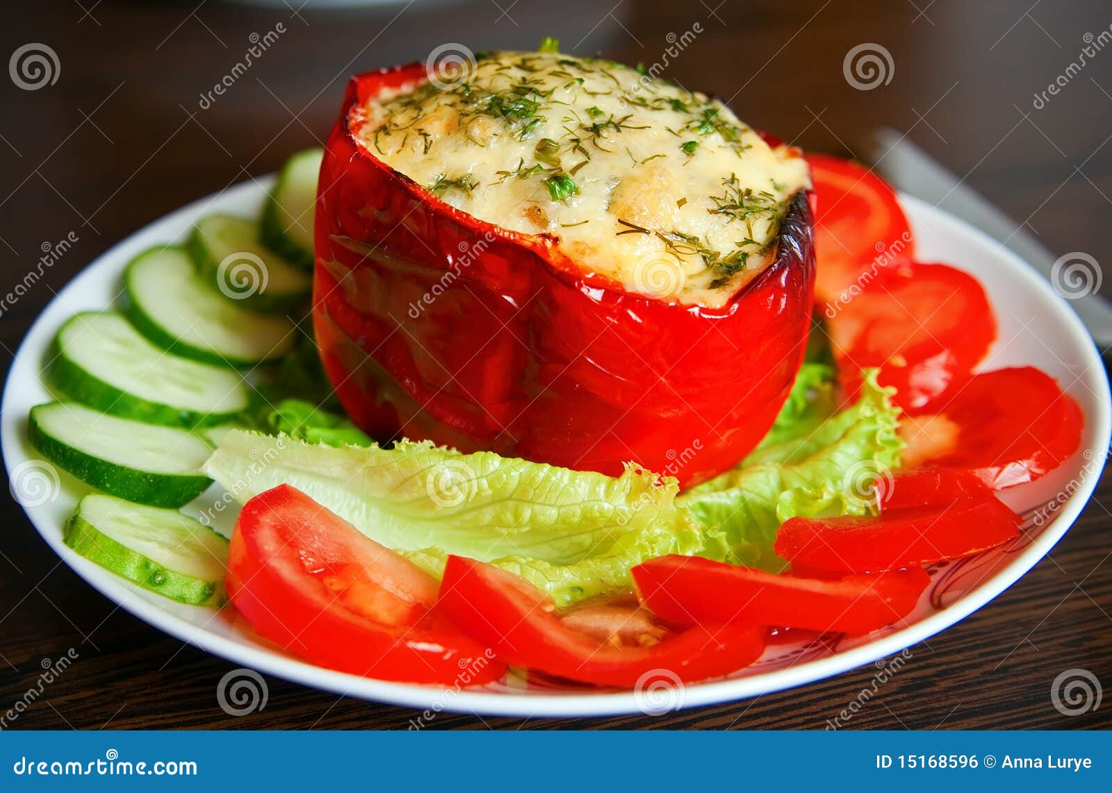 Breakfast with Paprika stock photo. Image of lettuce 15168596