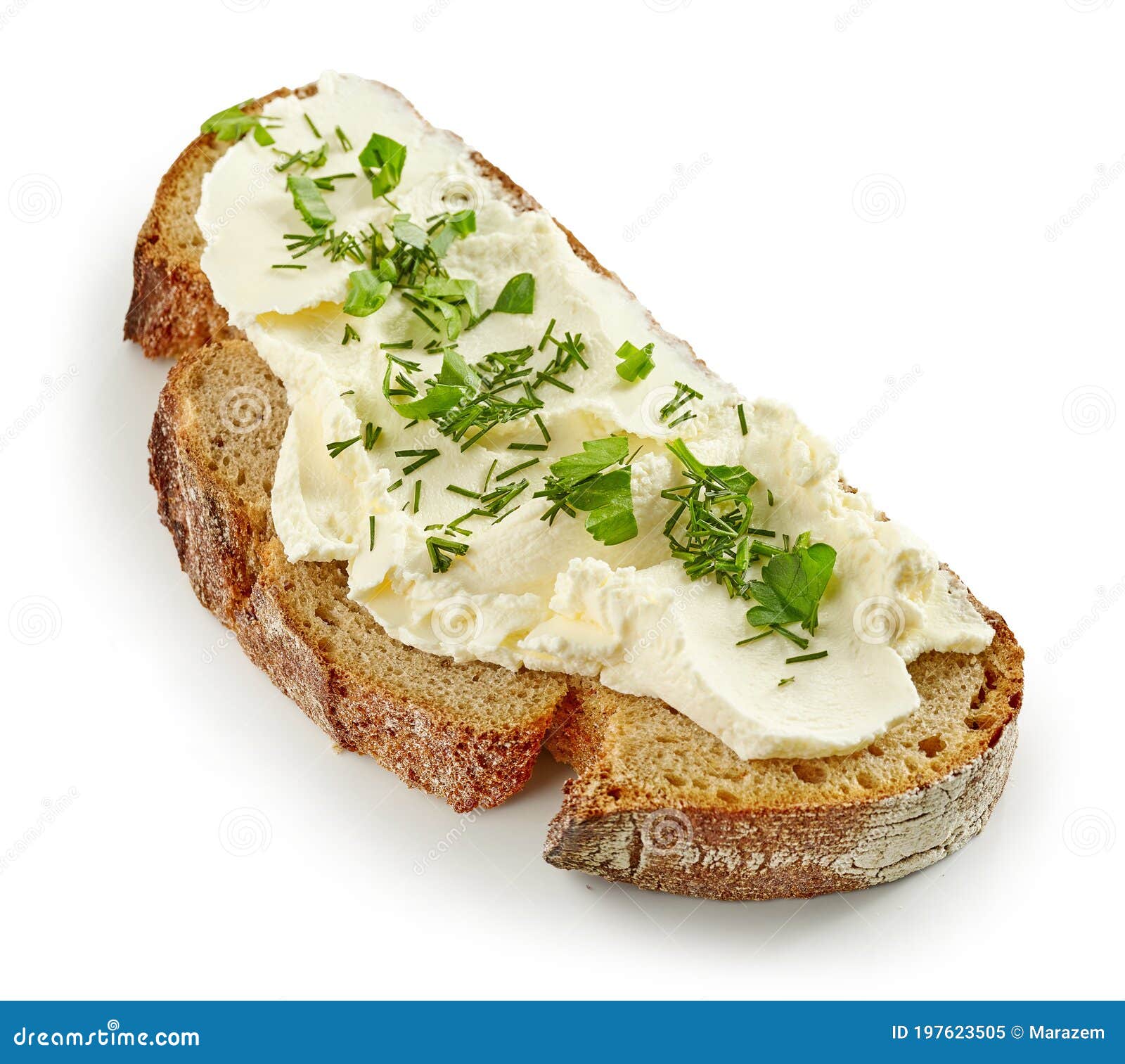 Breakfast Sandwich with Cream Cheese Stock Image Image of breakfast