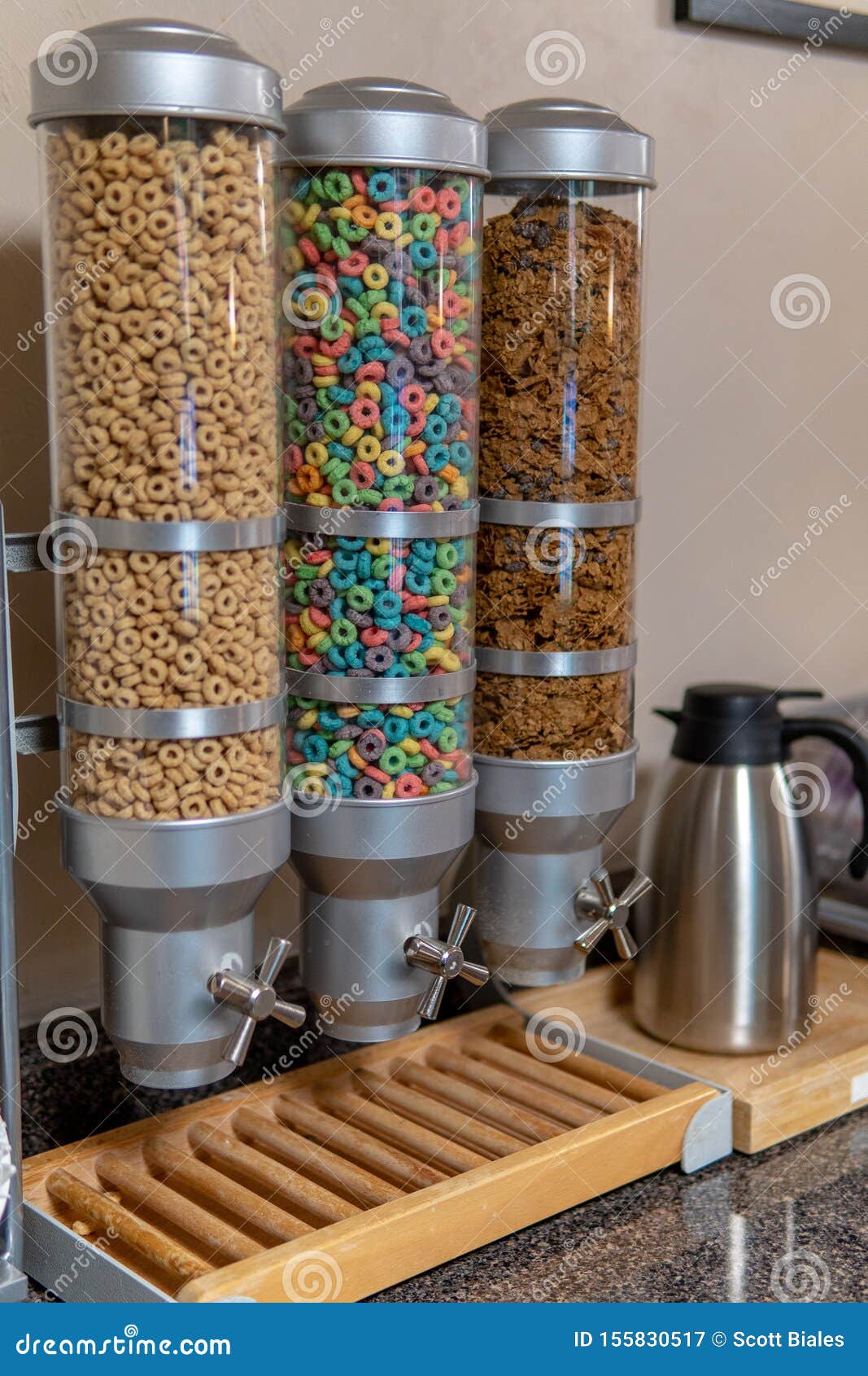 Cereal Breakfast Container stock image. Image of cereals 155830517