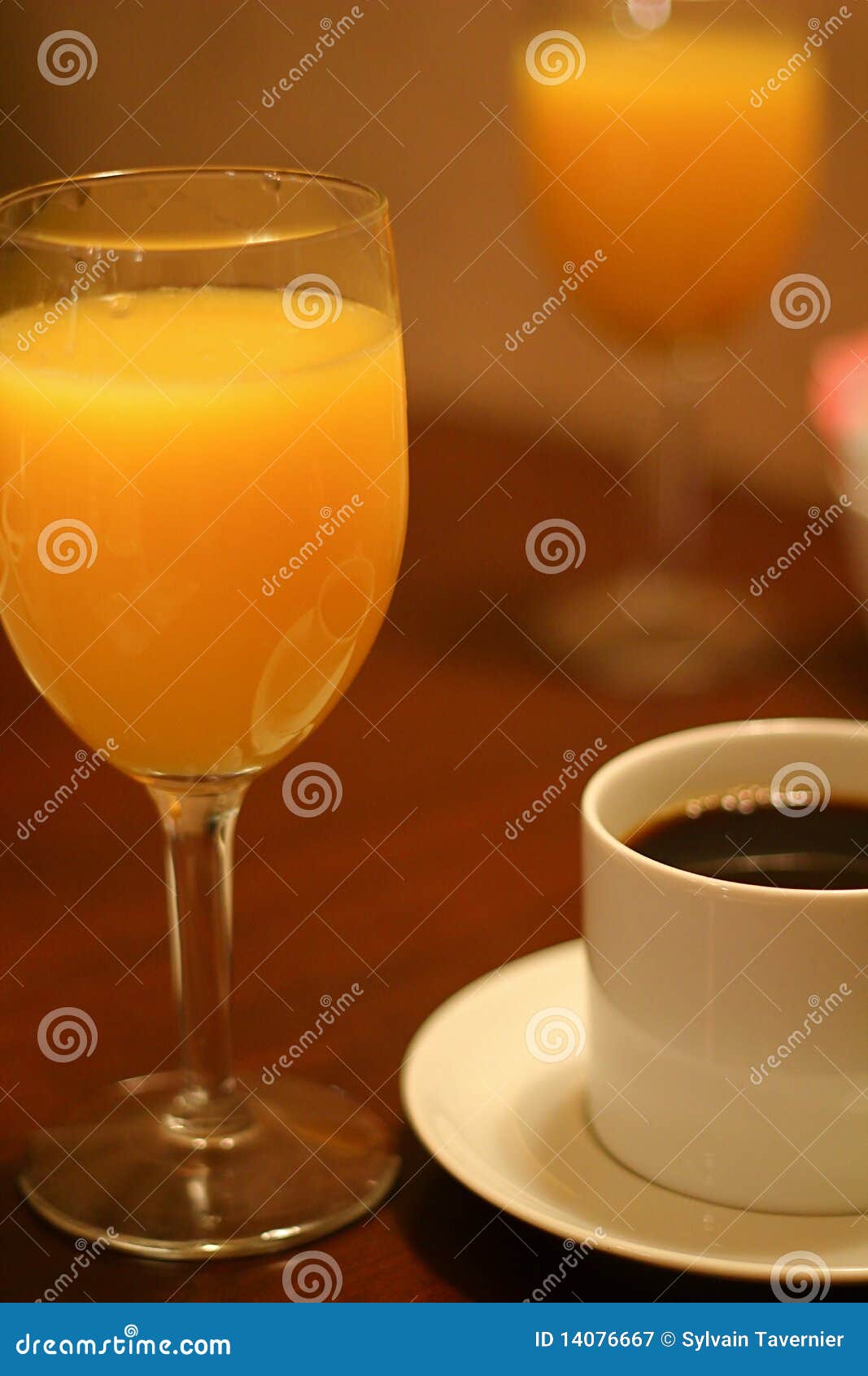 Breakfeast Orange Juice & Coffee Stock Image Image of food, eating