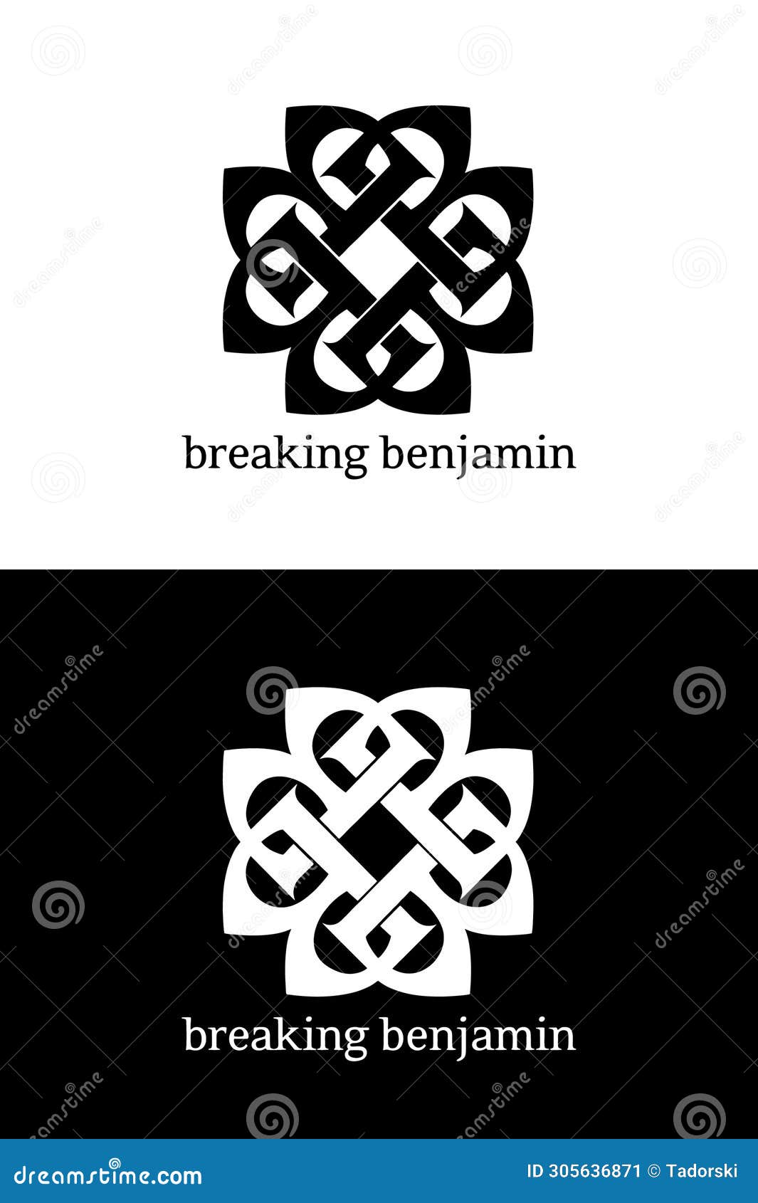 Breaking Benjamin Band Logo. Cartoon Vector | CartoonDealer.com #305636871