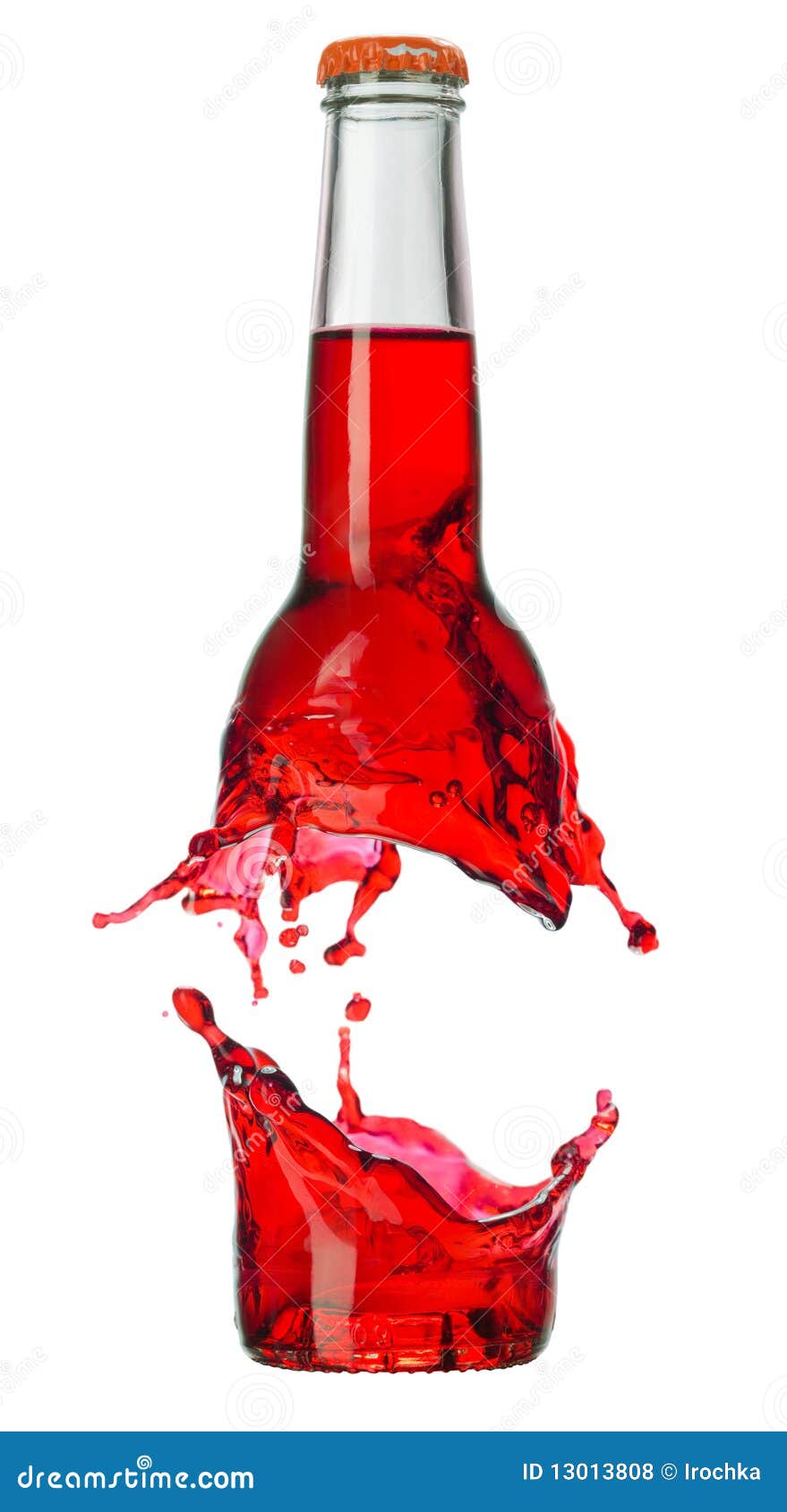 Breaking Bottle Royalty Free Stock Photos Image 13013808