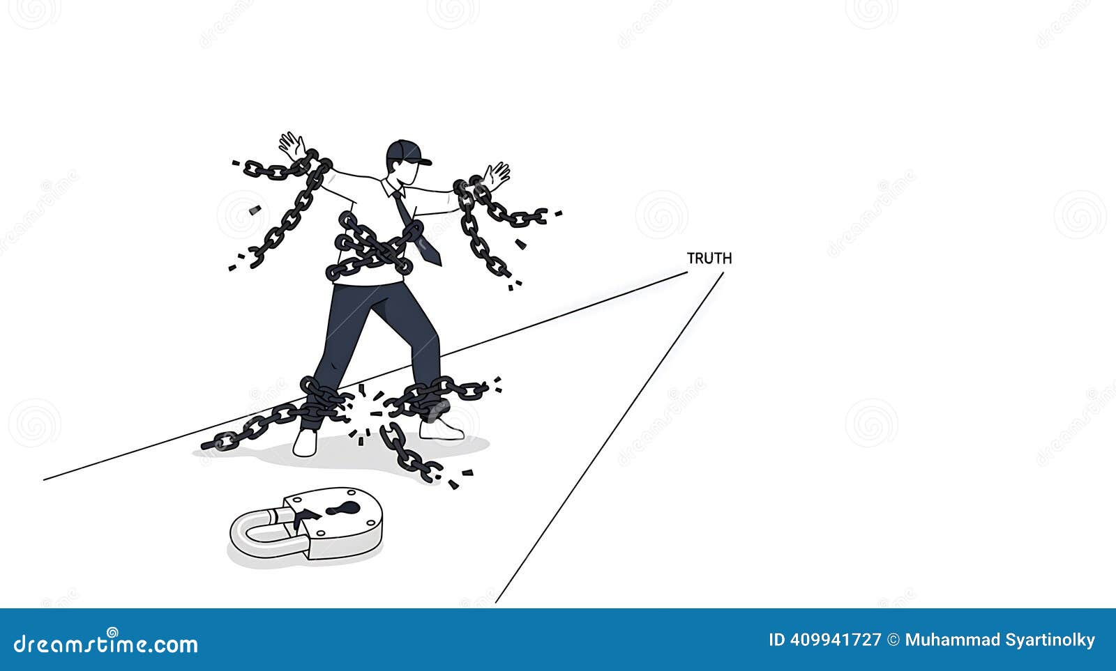 Man Breaking Chains Stock Illustrations – 305 Man Breaking Chains Stock  Illustrations, Vectors & Clipart - Dreamstime