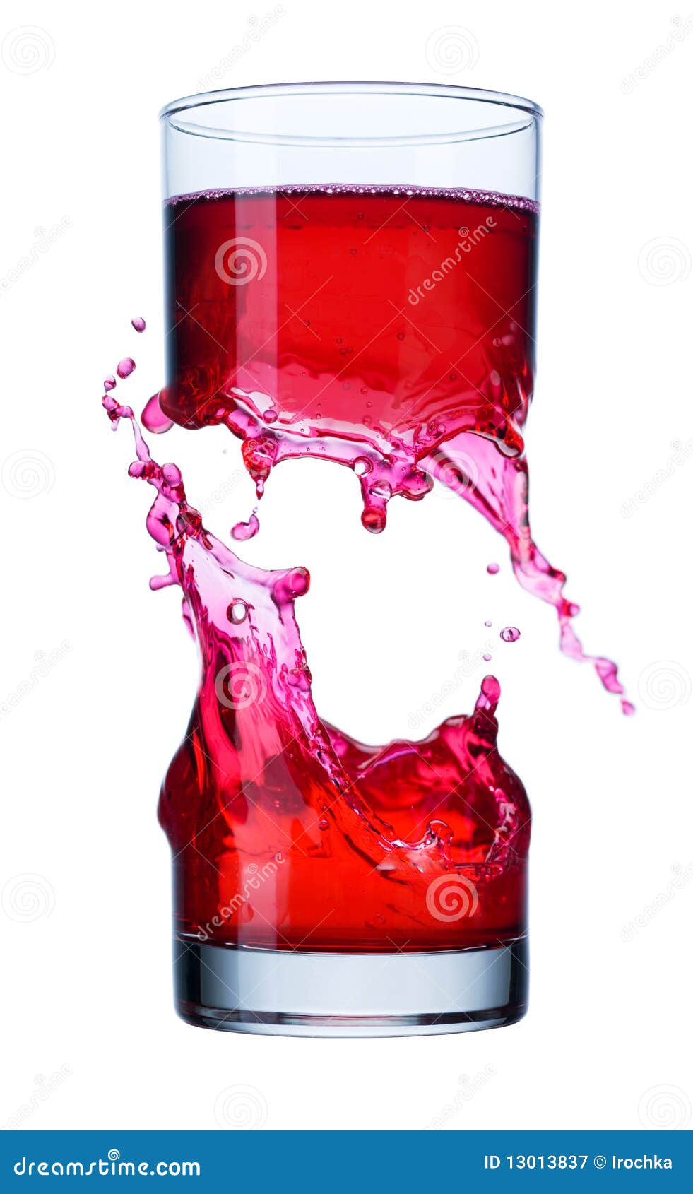 Breaking Glass Spilling Liquid Stock Image Image of details, colored