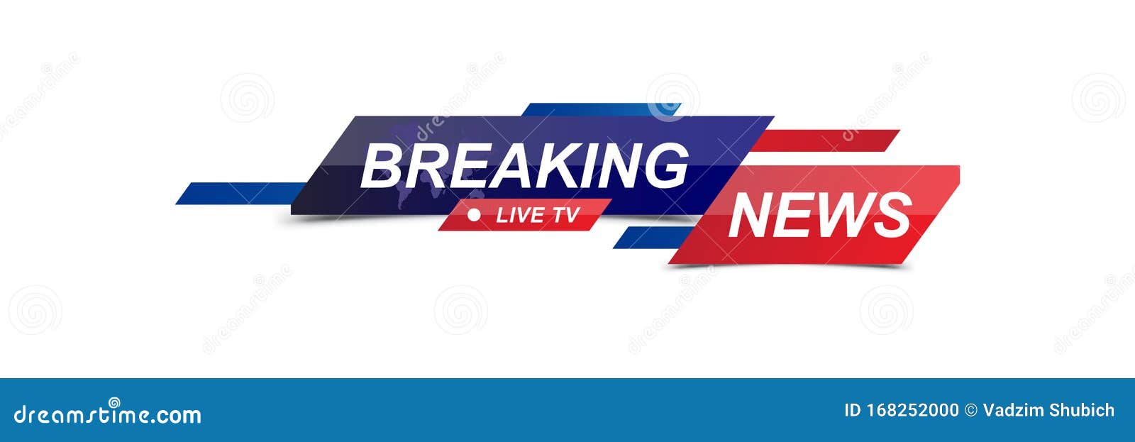 Breaking News Template Title With World Map On White Background For Screen Tv Channel Flat Vector Illustration Eps10 Stock Vector Illustration Of Communication Communicate