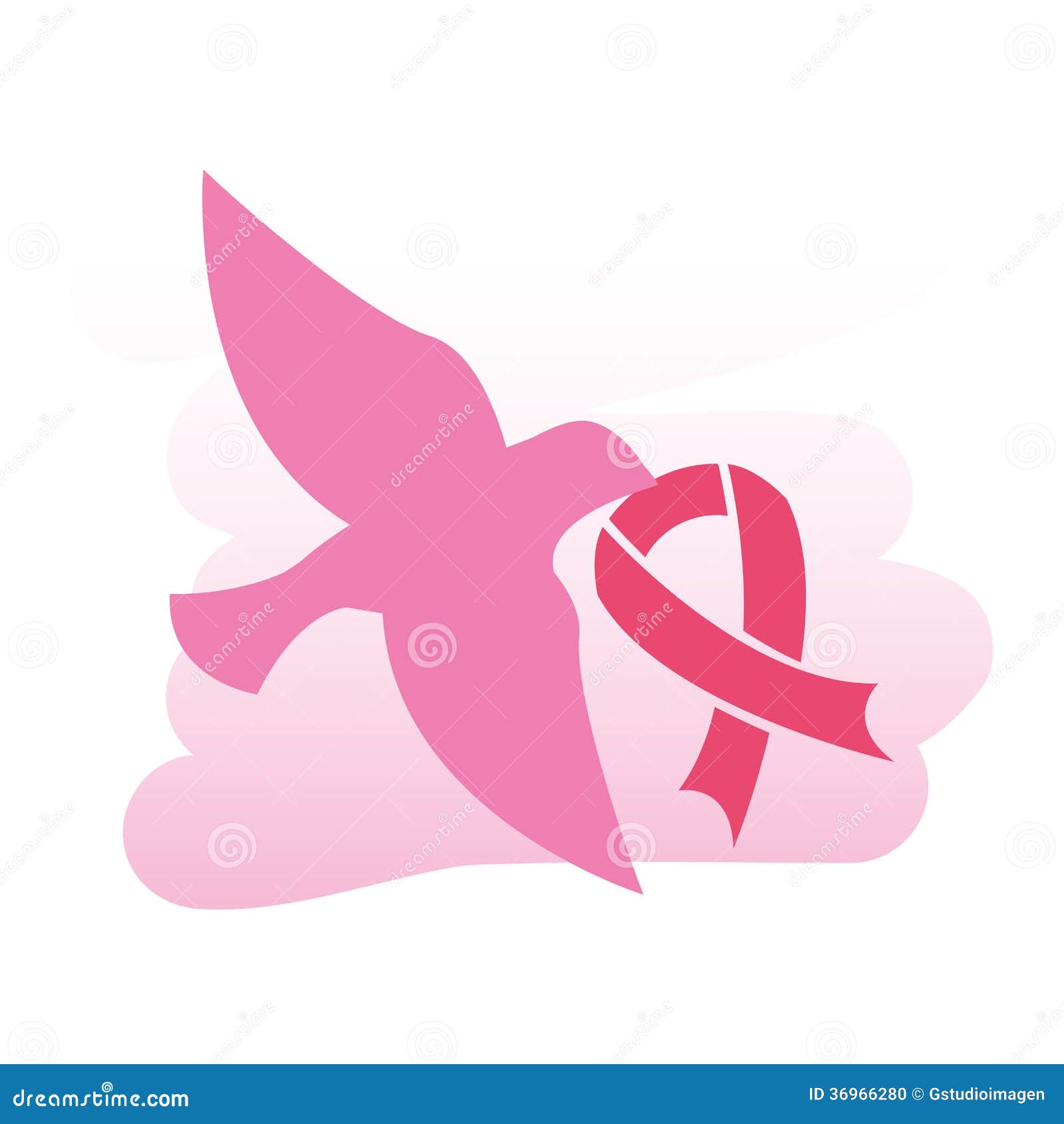 Breast cancer stock vector. Illustration of flight, graphic - 36966280