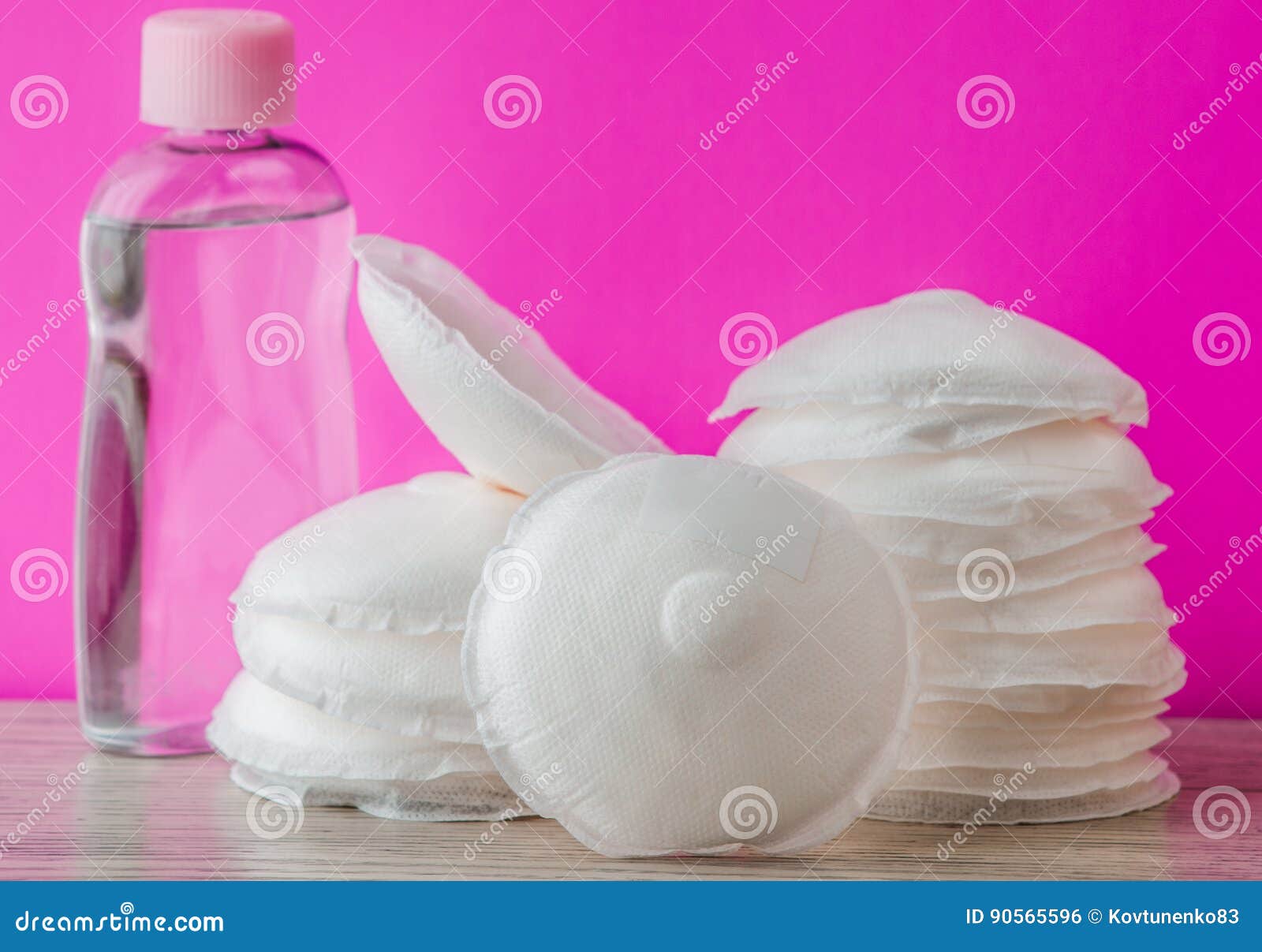 A Girl in a Black Bra Puts Pads from the Flow of Milk in Her Bra. Soft,  Hypoallergenic Breast Pads. Stock Photo - Image of bust, leakage: 284385582