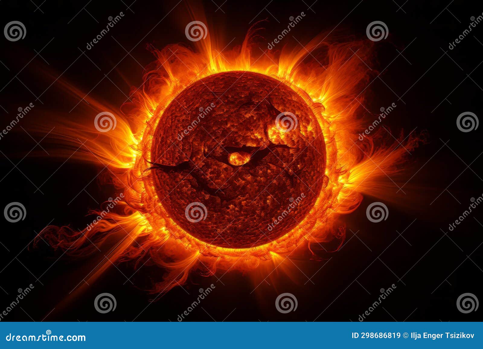 Breathtaking Celestial Event Total Solar Eclipse with Awe Inspiring