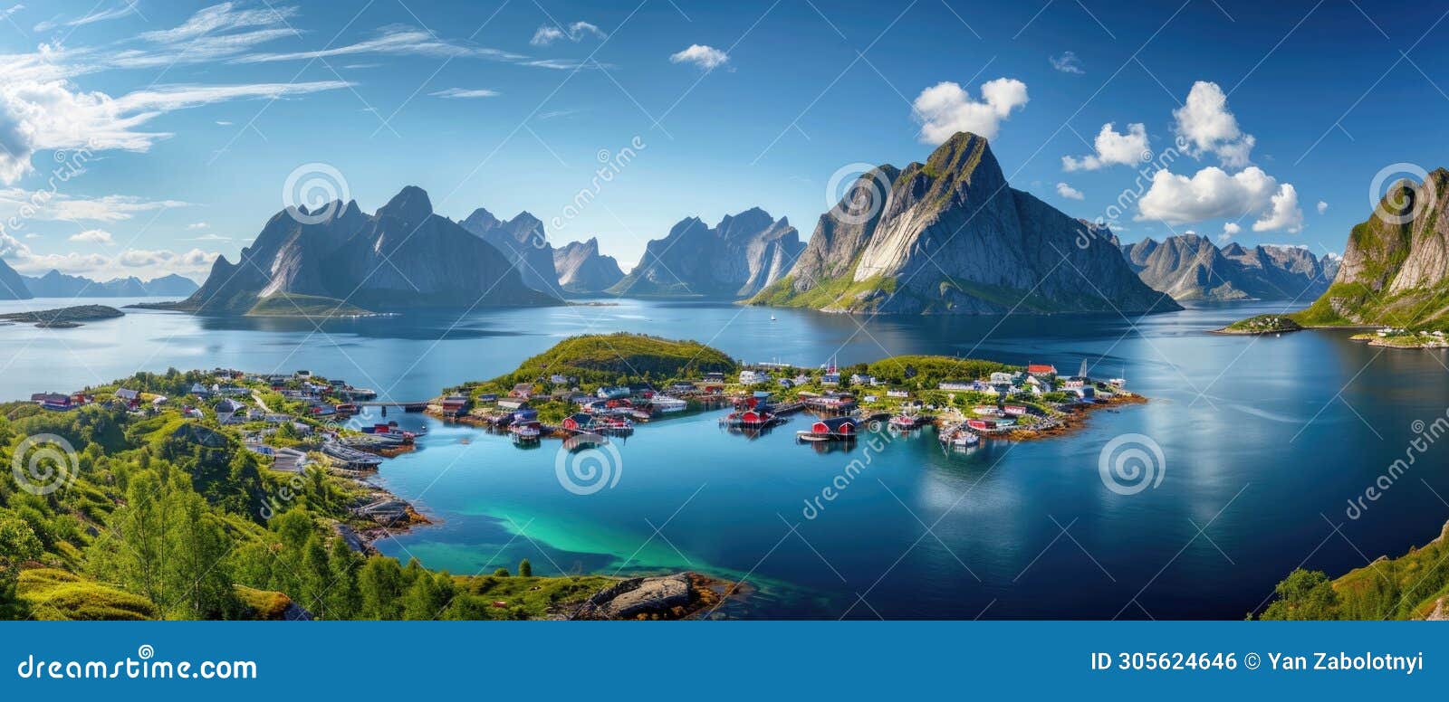 a breathtaking view of the picturesque reine in norways lofoten islands