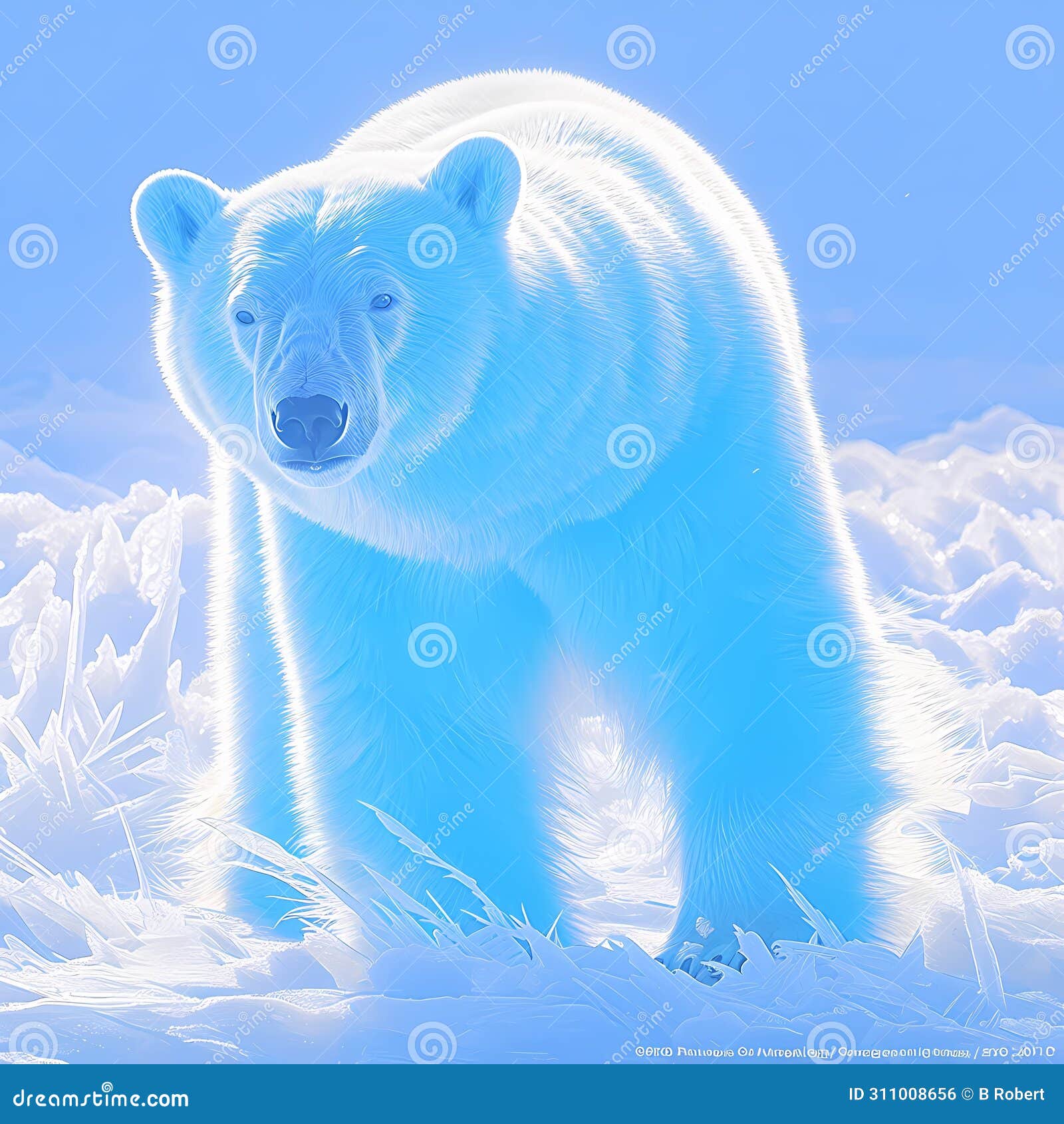 joyful polar bear adventure