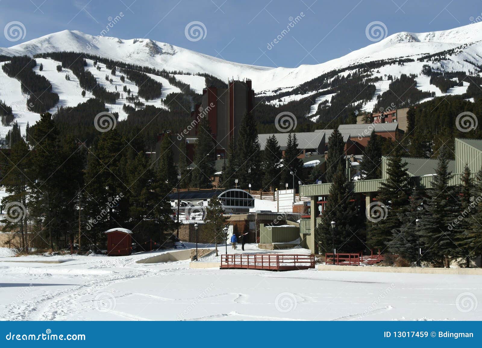 Breckenridge Ski Resort stock image. Image of breckenridge 13017459