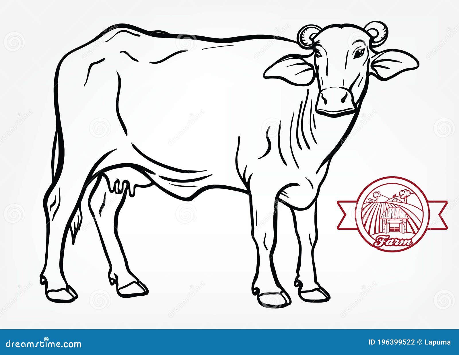 Breeding Cow. Animal Husbandry. Livestock Illustration on a White Stock Vector - Illustration of ruminant, stall: 196399522 Breeding Cow. Animal Husbandry. Livestock Illustration on a White Stock Vector - Illustration of ruminant, stall: 196399522