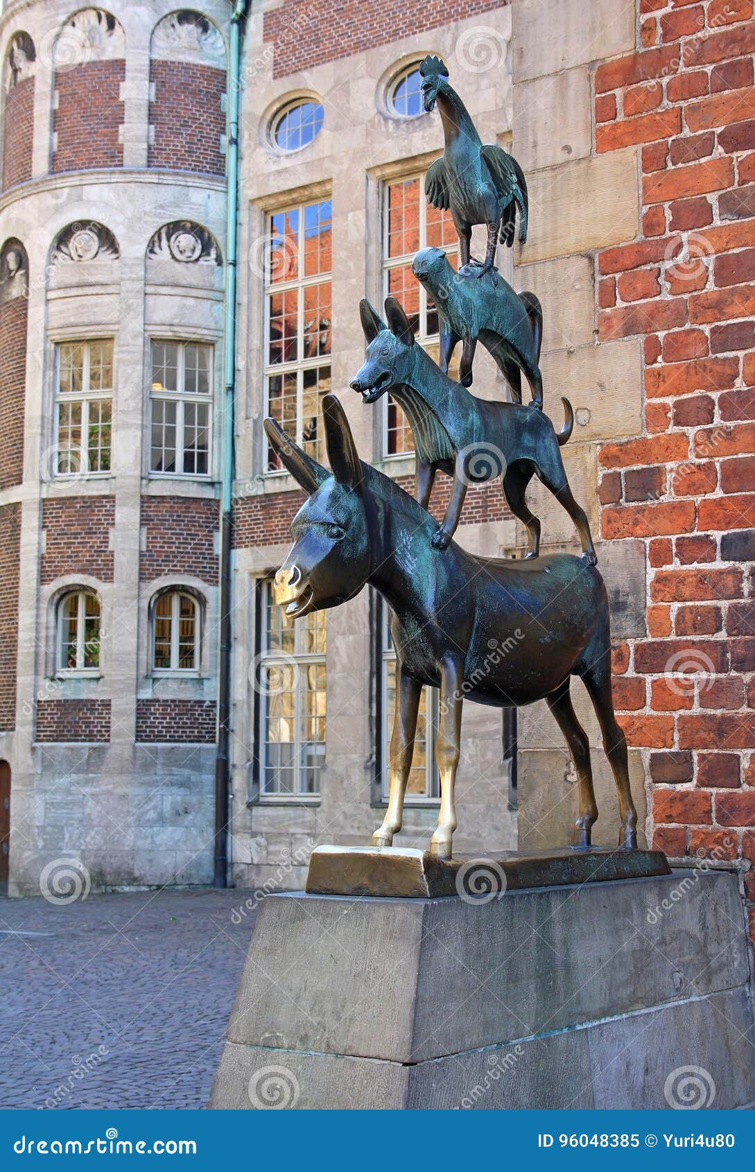 Bremen Musicians stock image. Image of figure, sightseeing 96048385