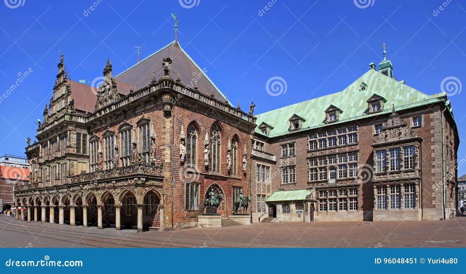 Bremen town hall stock image. Image of cityhall, horizontal 96048451