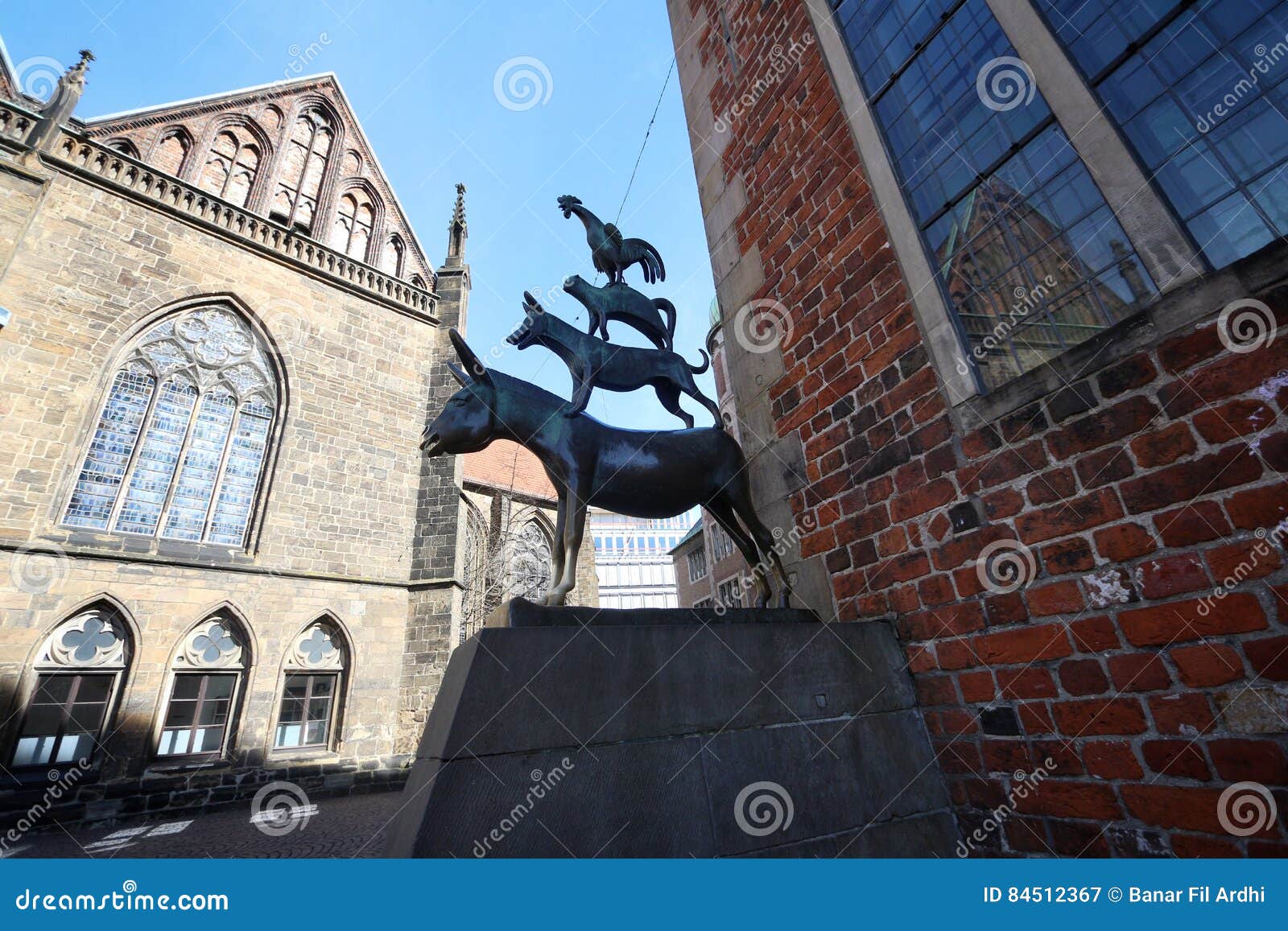 Bremen Town Musicians Statue Editorial Photography Image of holiday
