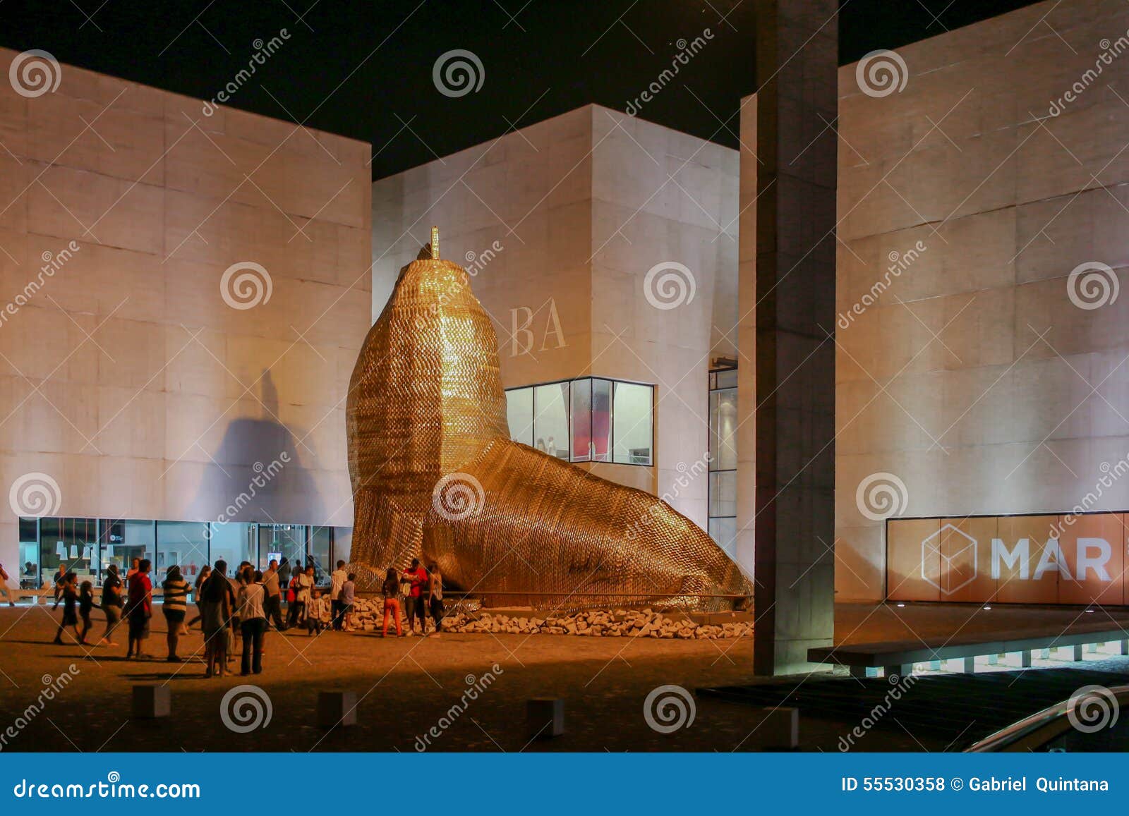 BRENG Museum in de war. Nieuw Museum van Eigentijdse Kunst (BRENG) in de war in de stad van Mar del Plata, Buenos aires argentinië