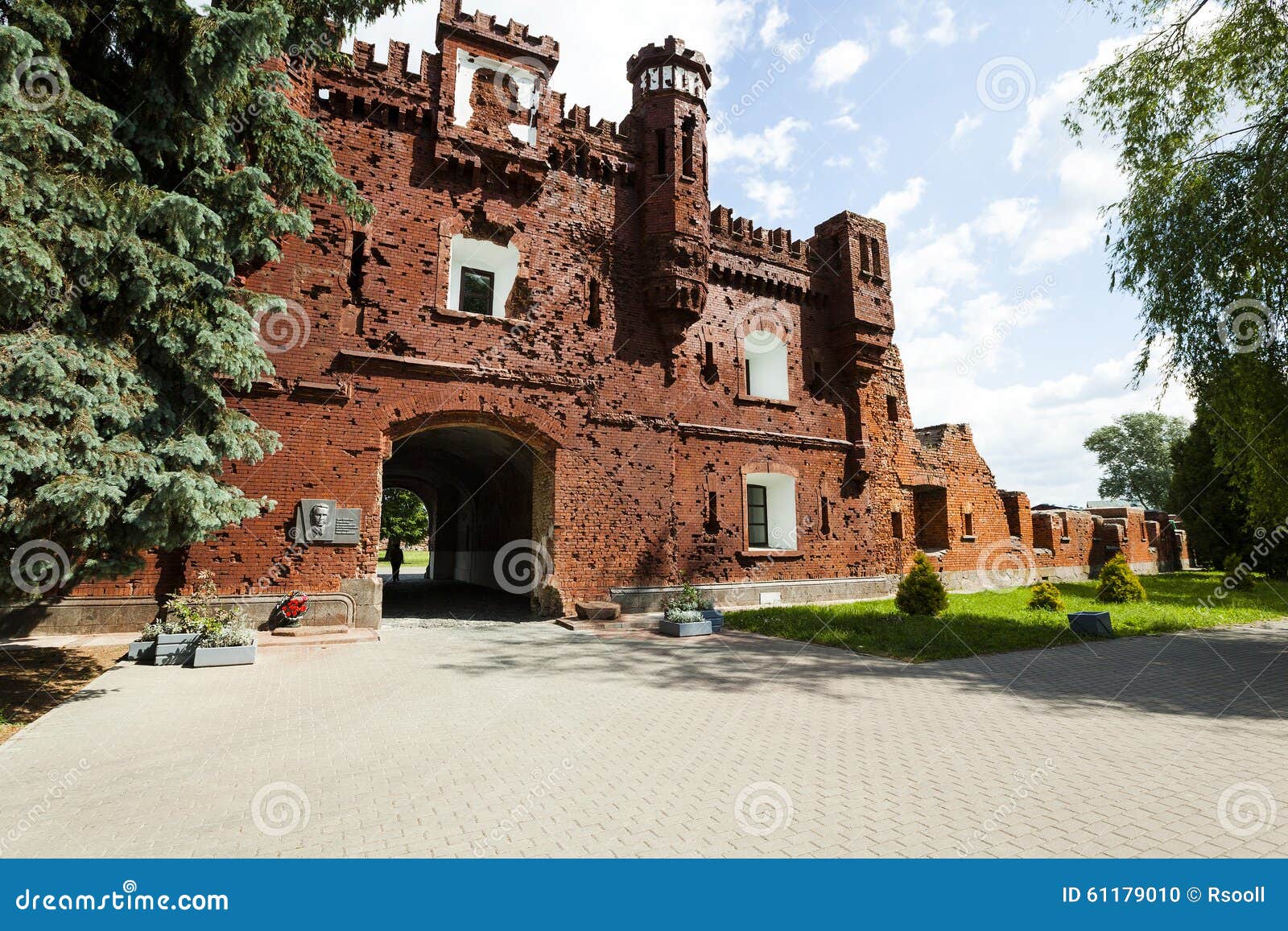 The Brest Fortress stock photo. Image of ancient, exterior - 61179010