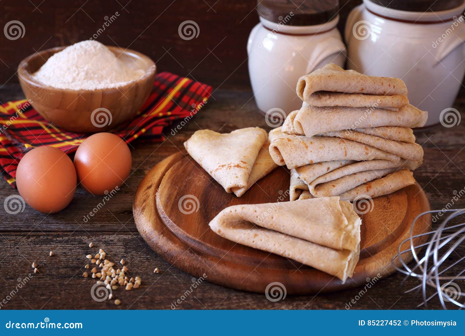 Breton Buckwheat Battercake Stock Photo Image of rustic, food 85227452