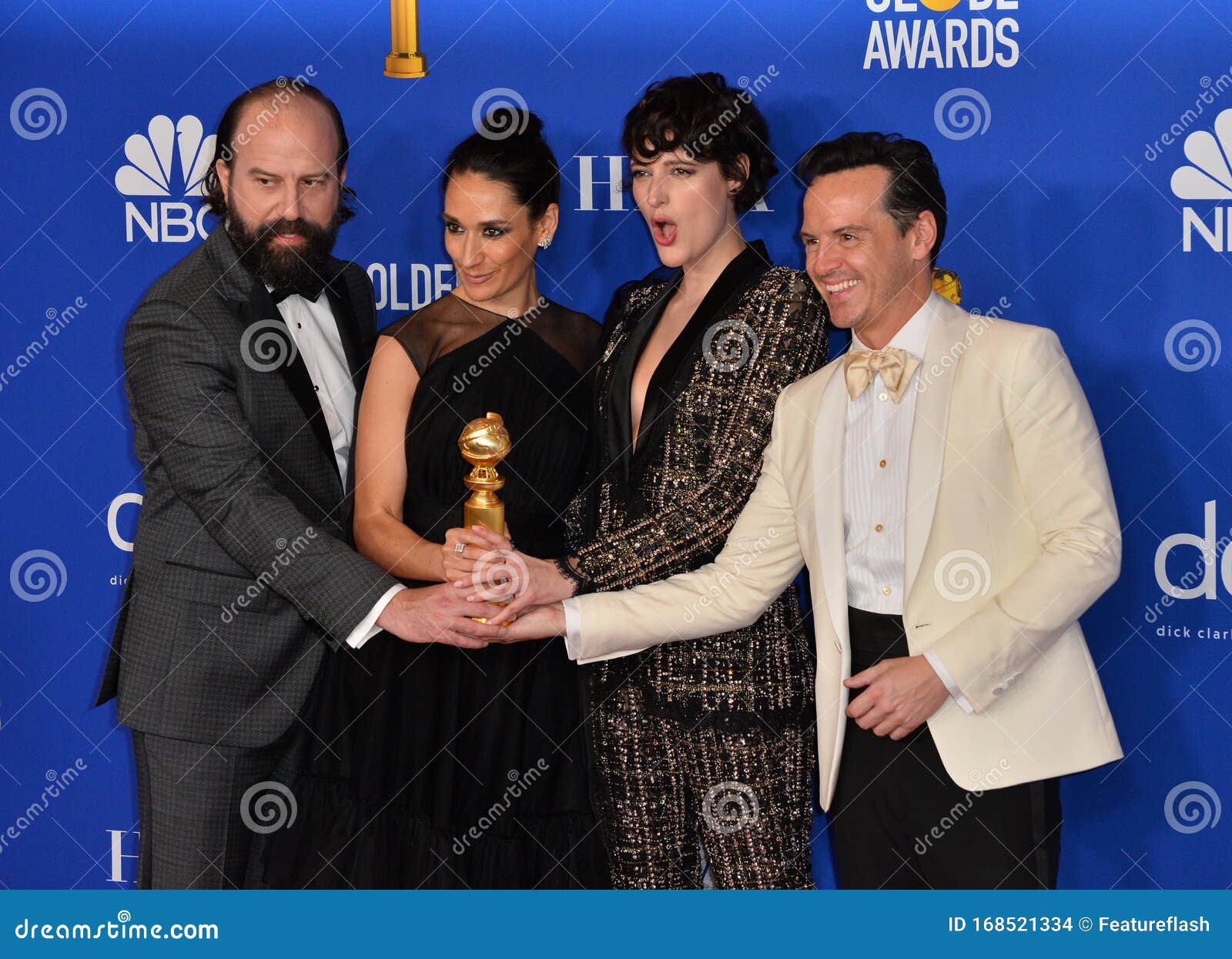 Brett Gelman Sian Clifford Phoebe Waller Bridge Andrew Scott Redaktionelles Stockbild Bild Von Gold Fall 168521334