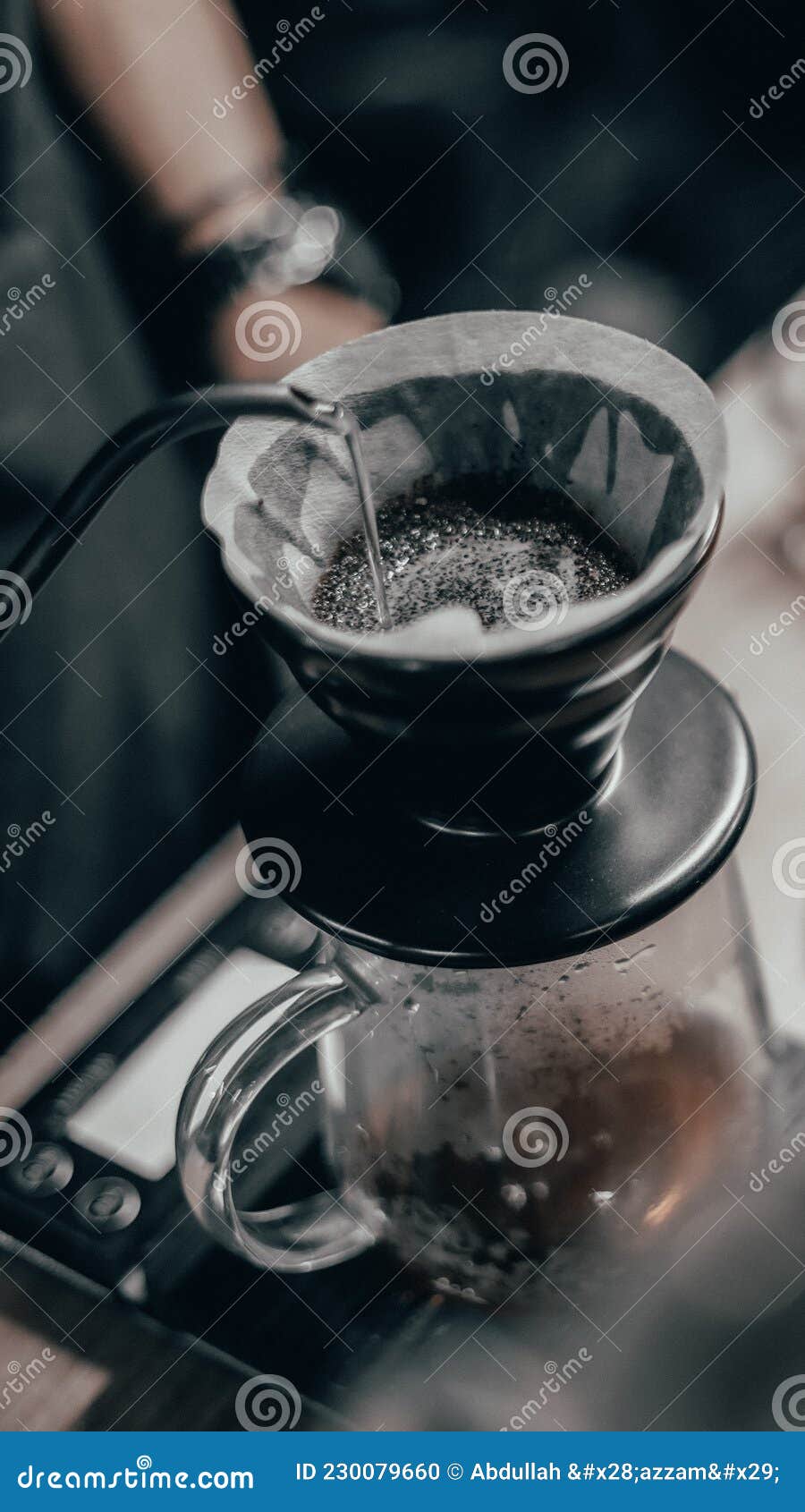 Brew a cup of coffee stock photo. Image of coffee, dark 230079660