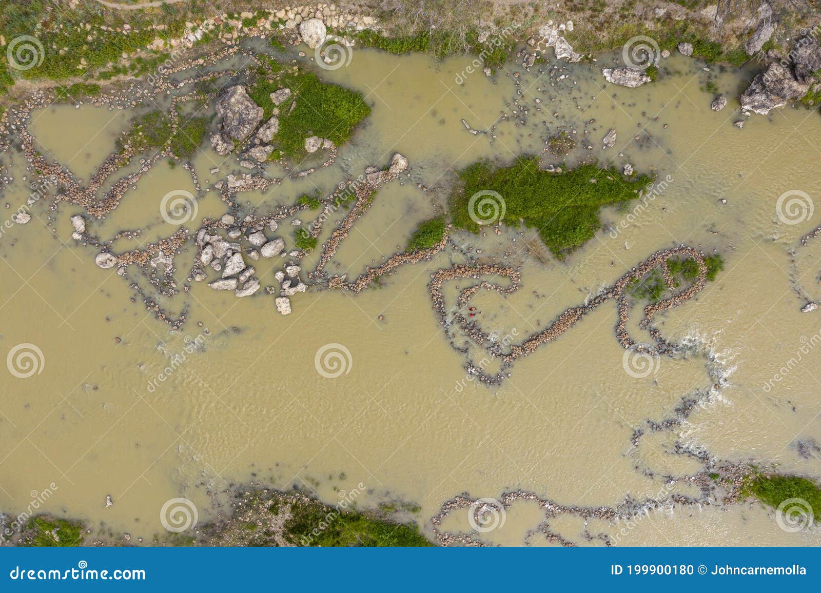 Brewarrina Historical Aboriginal Fish Traps Stock Photo - Image of west,  north: 199900180