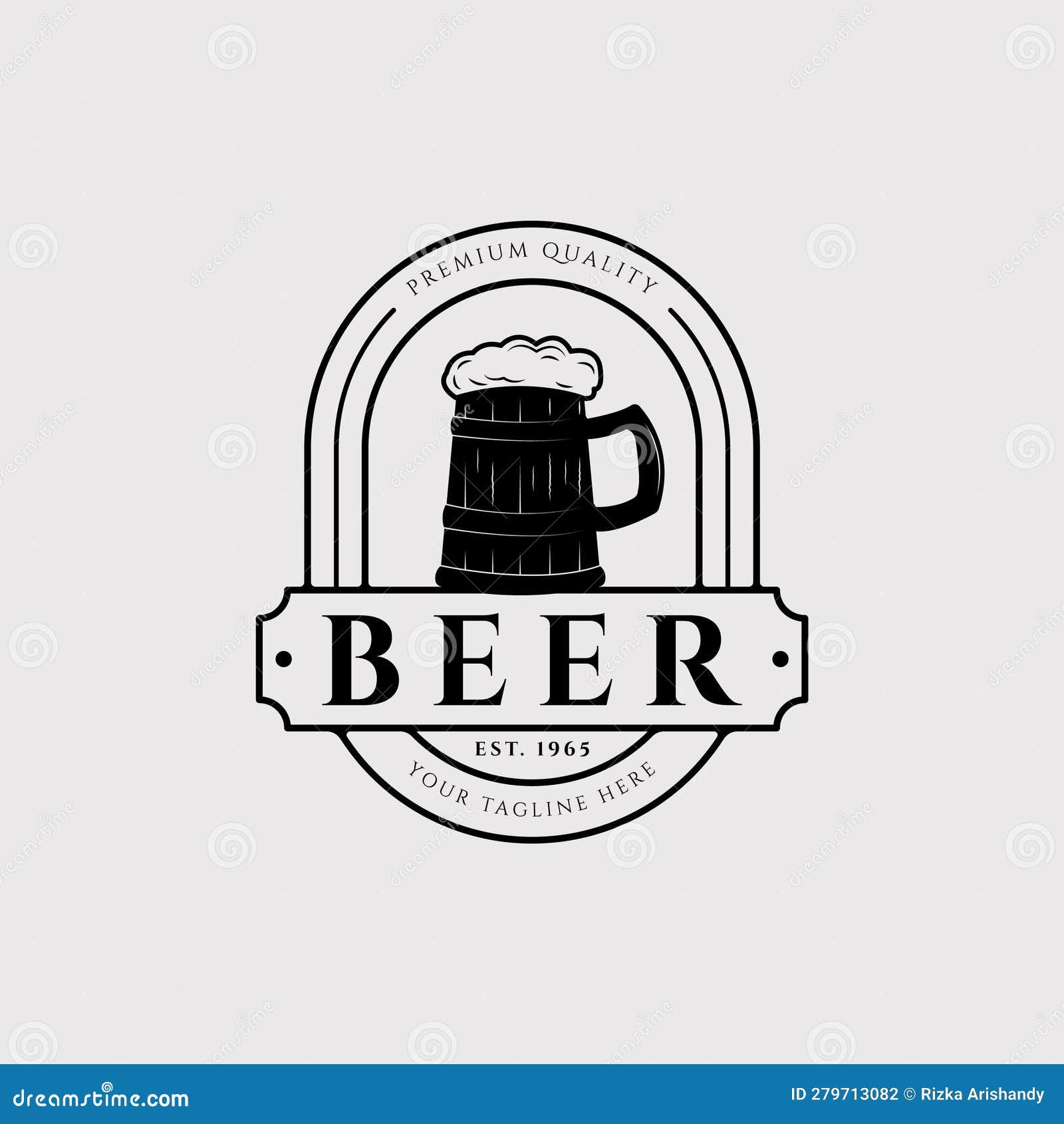 Brewery Drink Logo or Beer Mug Symbol Vector Illustration Design Stock Vector Illustration of